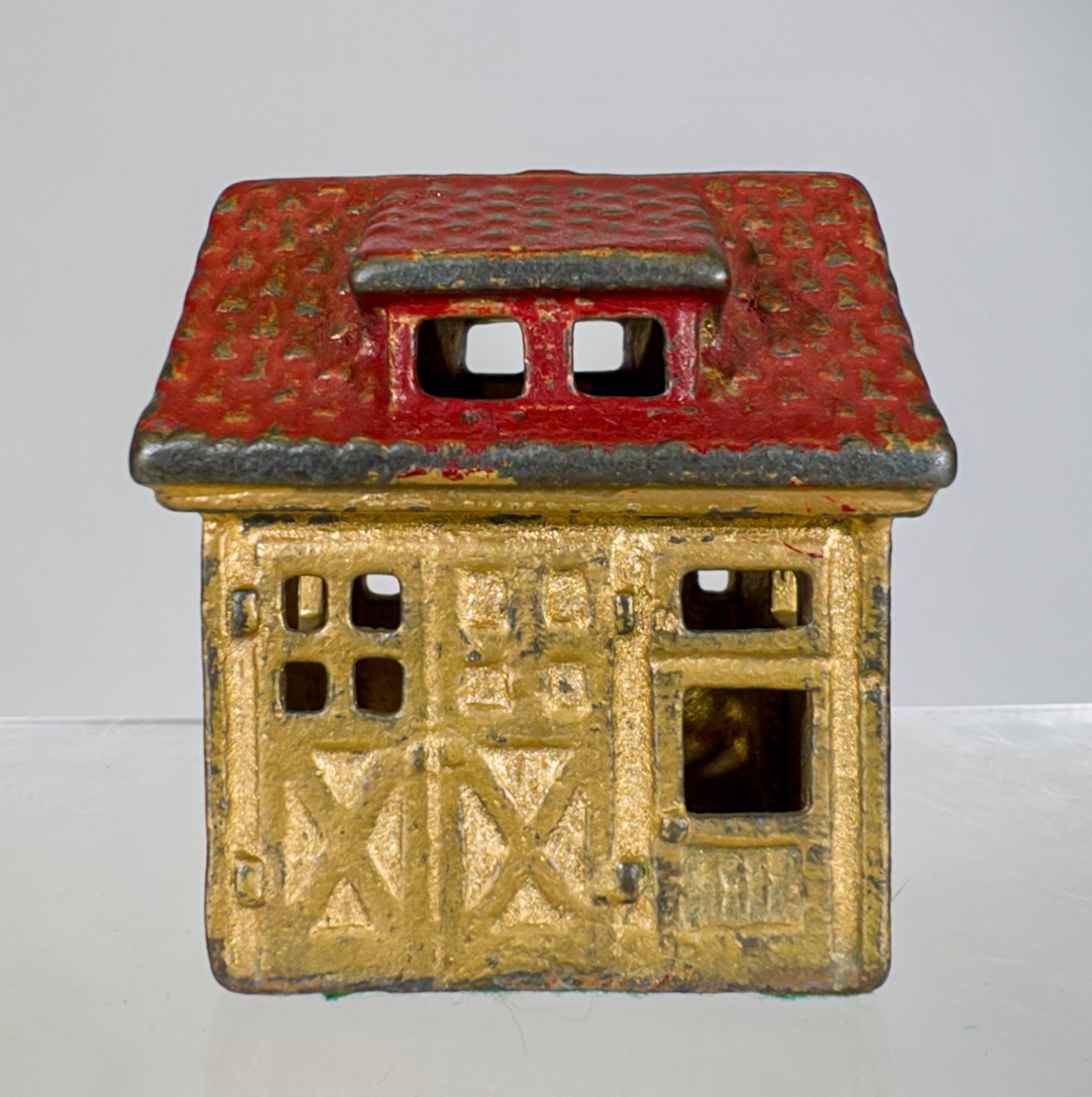 One Car Garage - Cast Iron Still Bank (1 of 2)