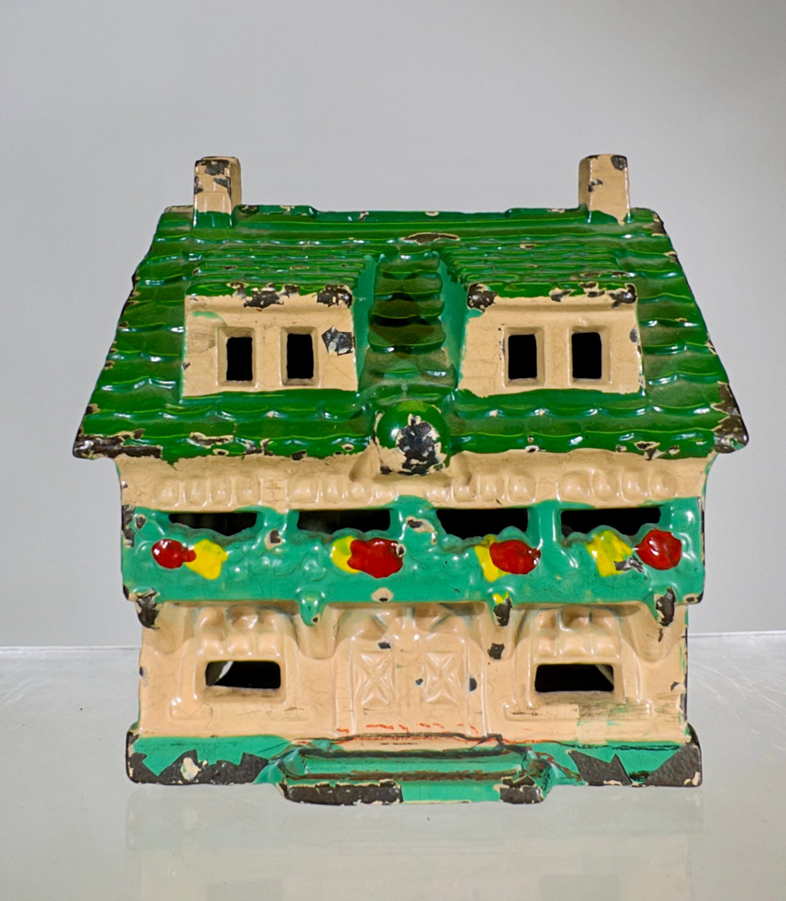 Bungalow aka Cottage - Cast Iron Building Bank (1 of 2)
