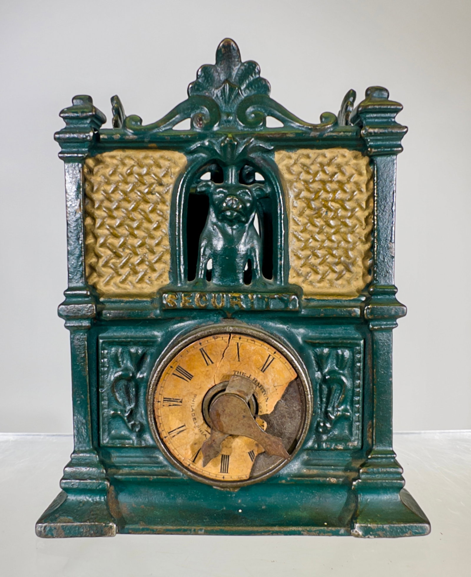Fidelity Trust Vault - Scarce Small Version - Cast Iron Bank (1 of 3)