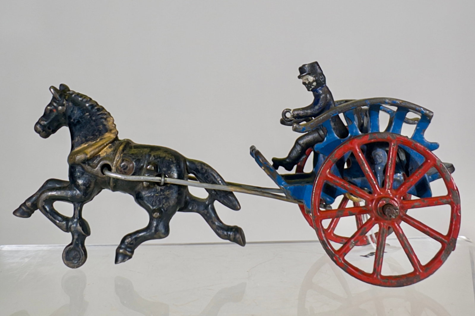 Small Pony Cart - Cast Iron Toy (1 of 2)