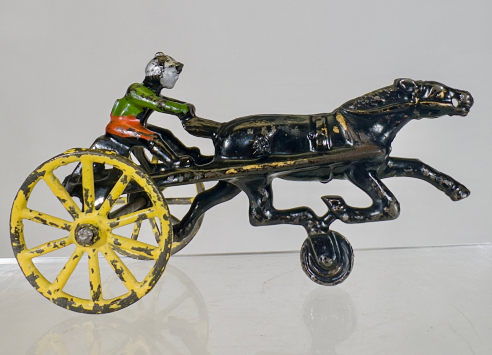 Sulky with Integral Driver - Cast Iron Toy (1 of 2)