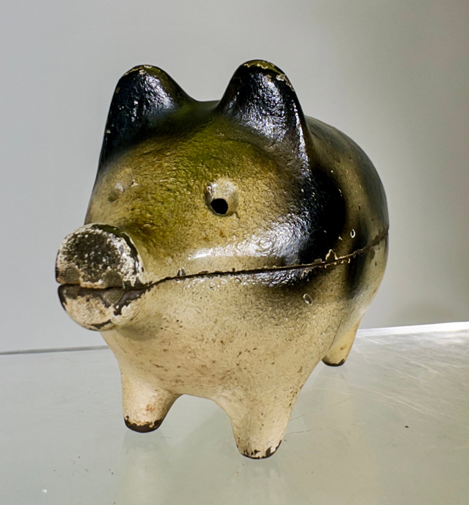 Cast Iron Pig Bank (1 of 3)