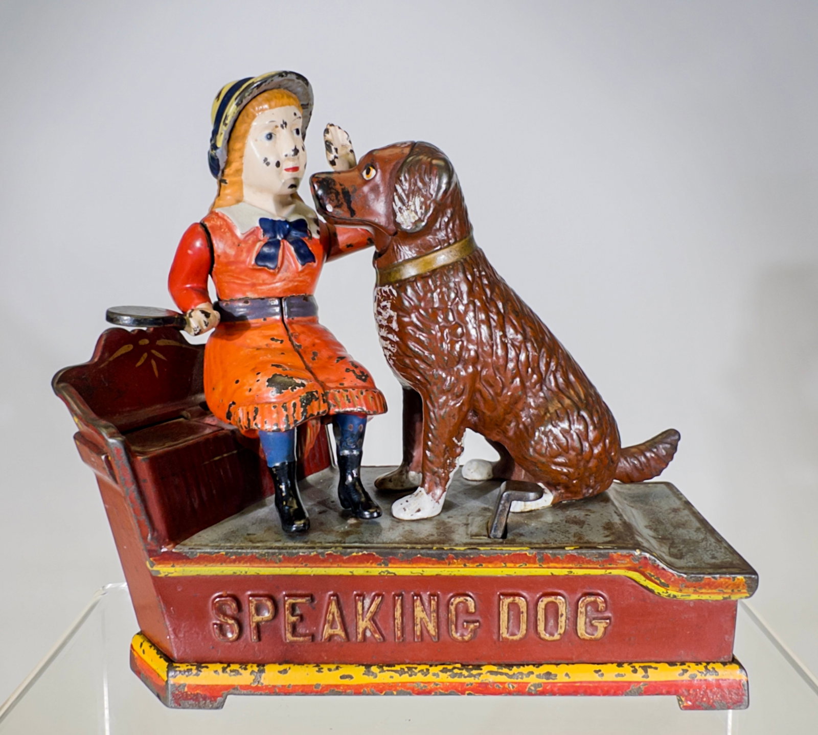 Speaking Dog with Red Dress: Shepard Hardware Company - Buffalo, NY. 1885 - 8"T x 8"W