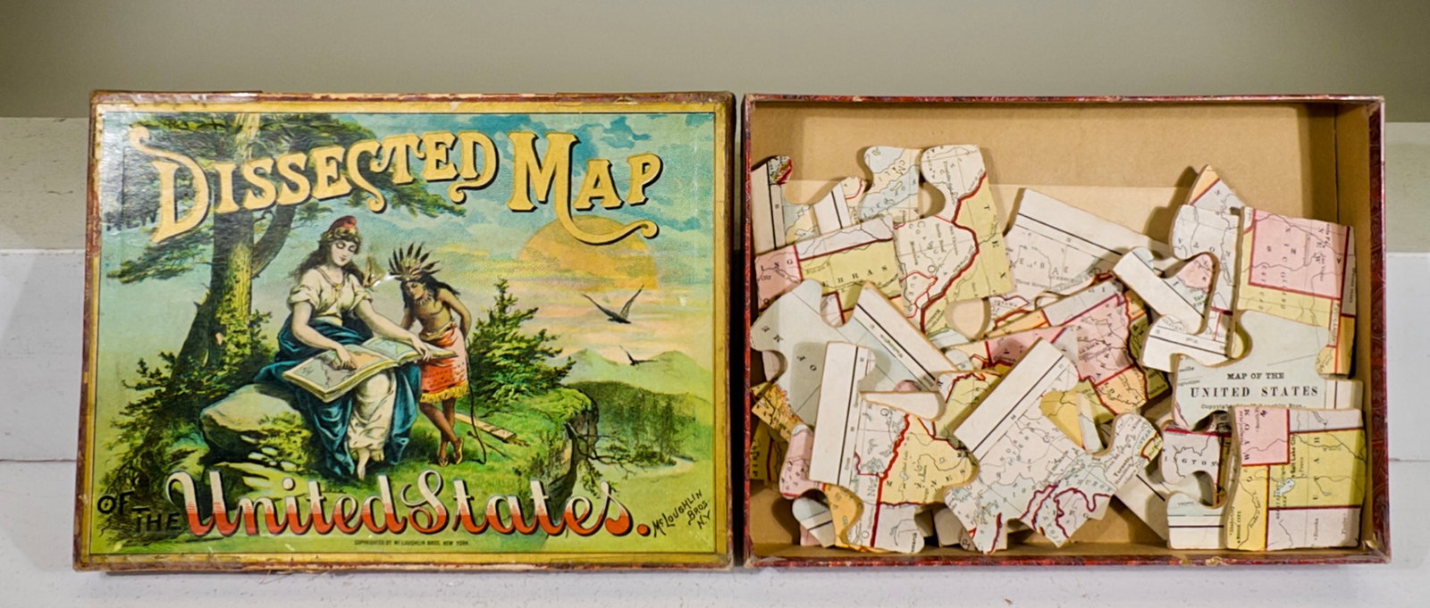 Dissected Map of the United States (1 of 2)