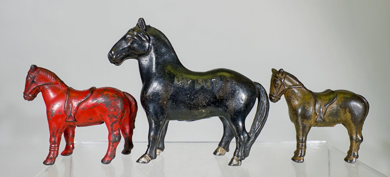 Two Small Workhorse Banks / My Pet Bank - Red Workhorse is Scarce (1 of 2)