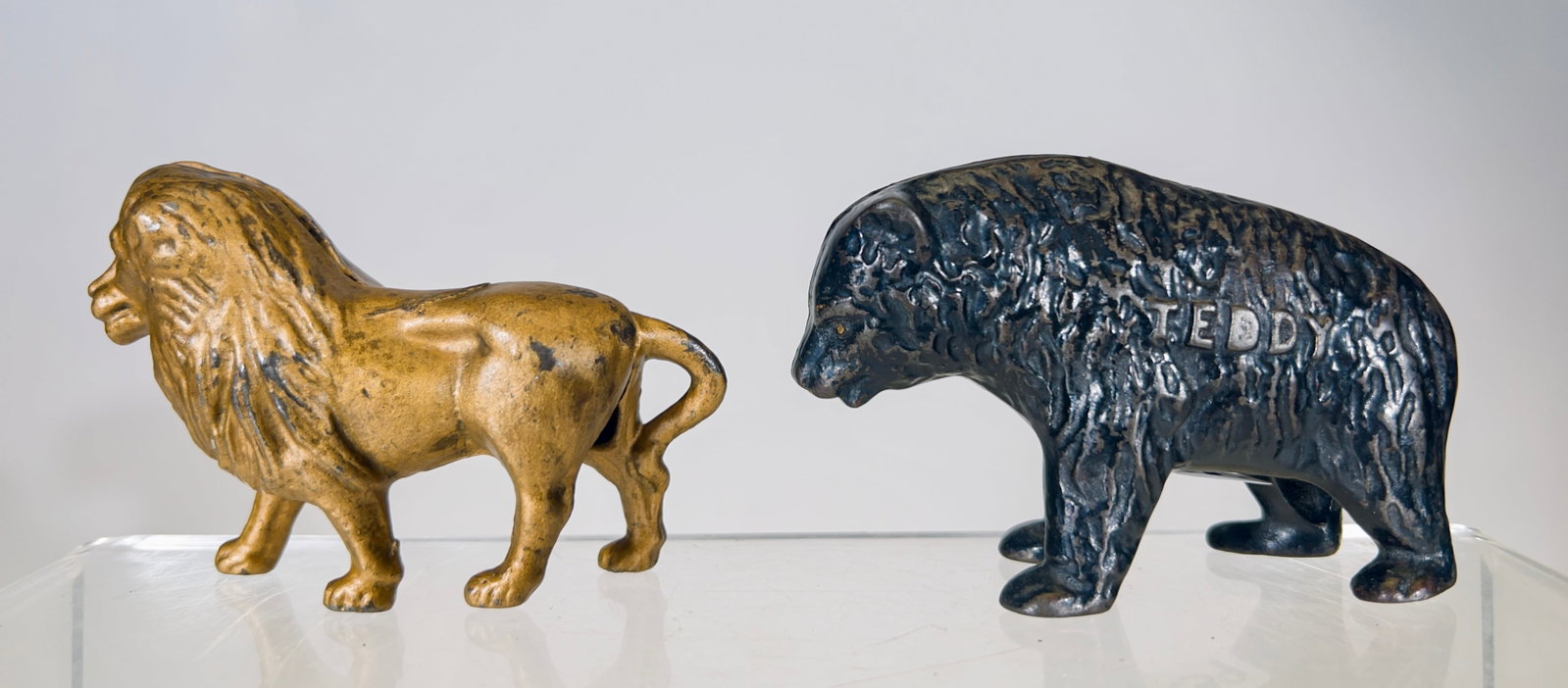 Teddy Bear Bank / Tiny Lion Bank (1 of 2)