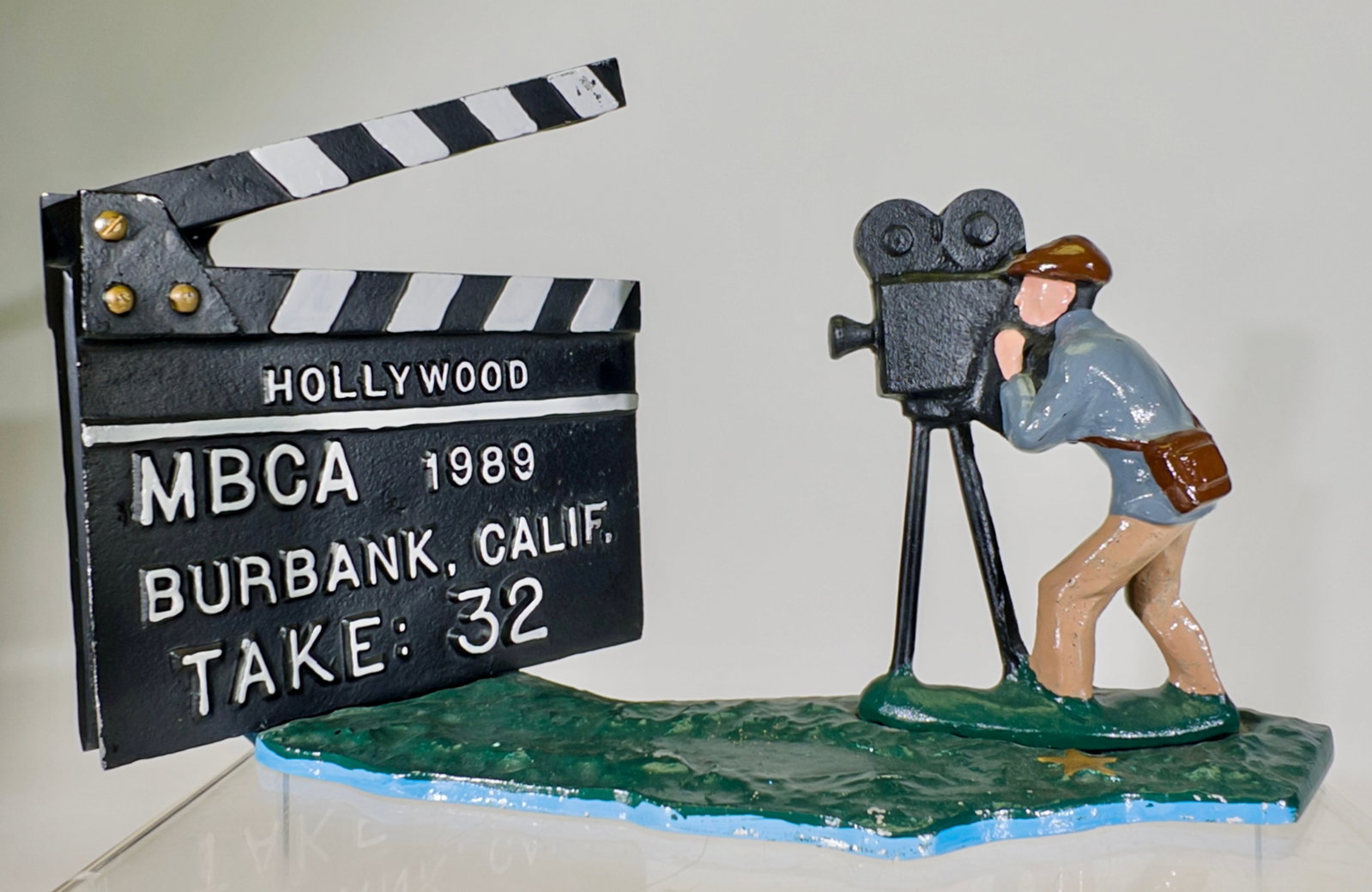The Hollywood Bank: Made by Charles Reynolds - Virginia 1989 - 7 1/2"T x 10"L