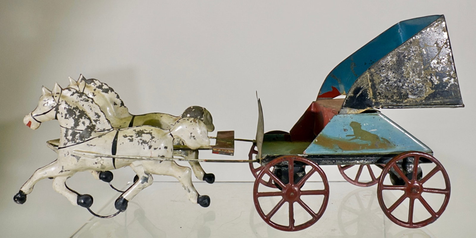 Double Horse American Tin Doctors Buggy - Articulated Canopy (1 of 2)