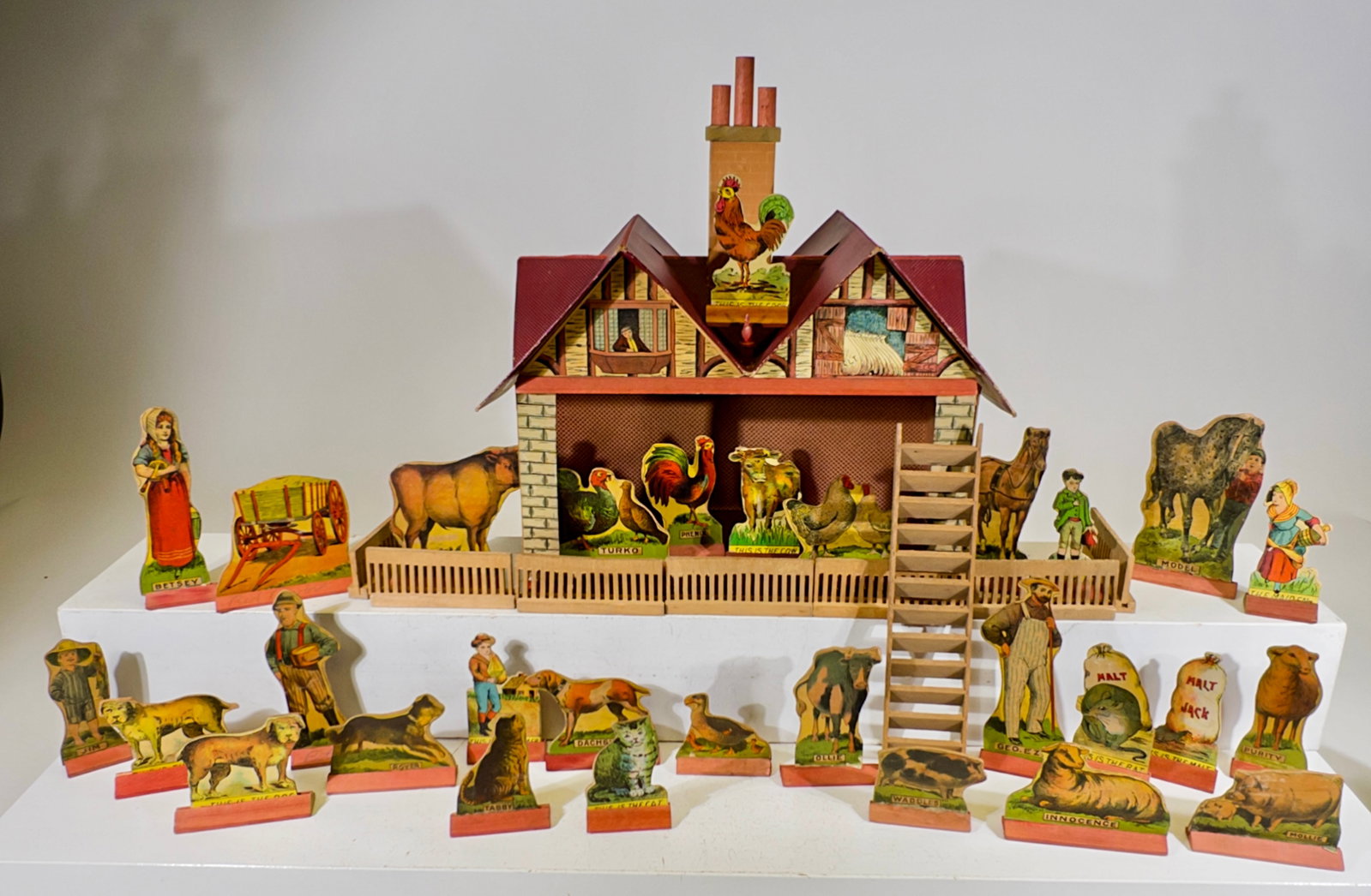 The House that Jack Built - Large Size with Thirty Figures and Fencing (1 of 2)