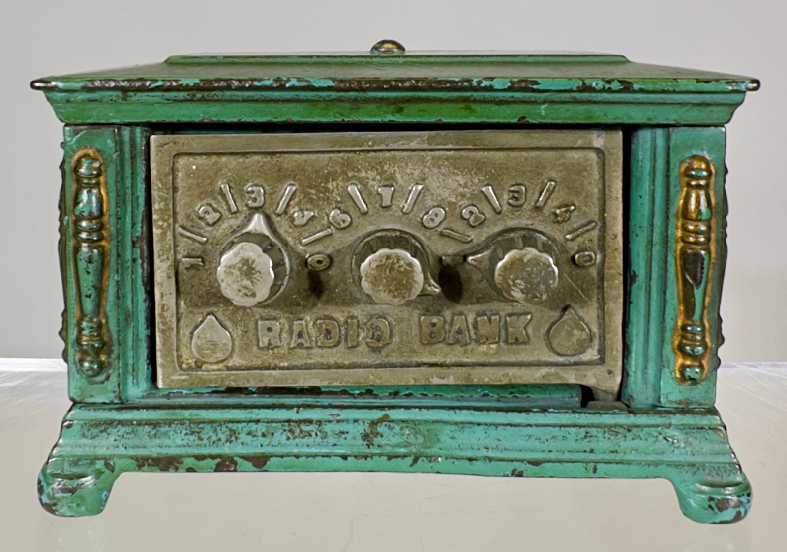 Three Dial Radio - Small in Blue (1 of 2)