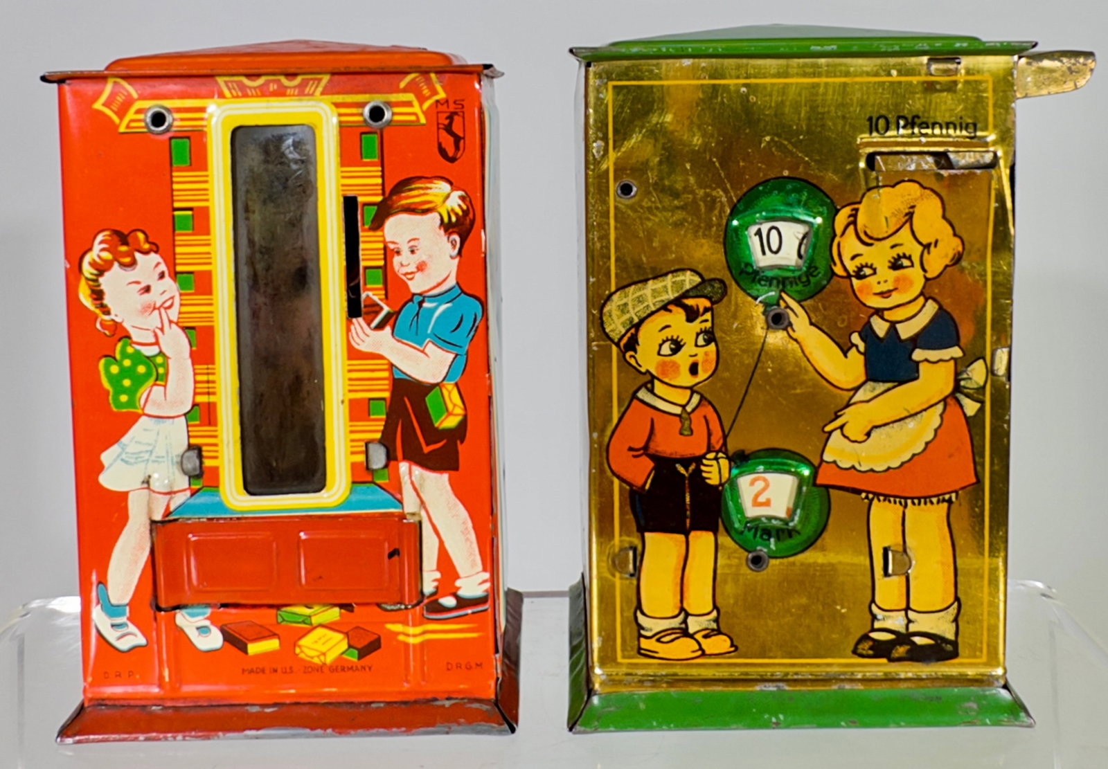 Two Tin Registering Banks (1 of 2)