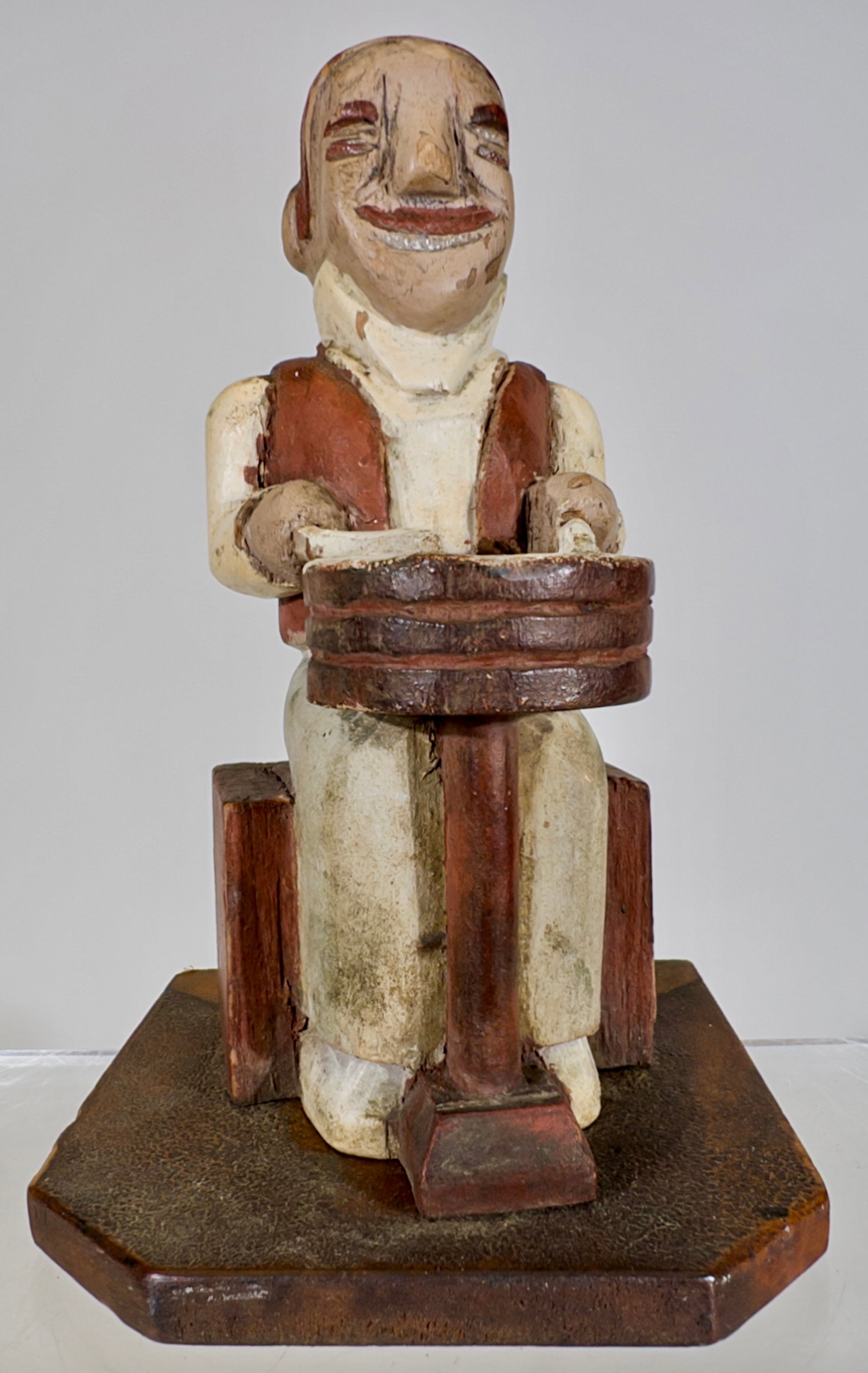 Folk Art Wooden Drummer (1 of 2)