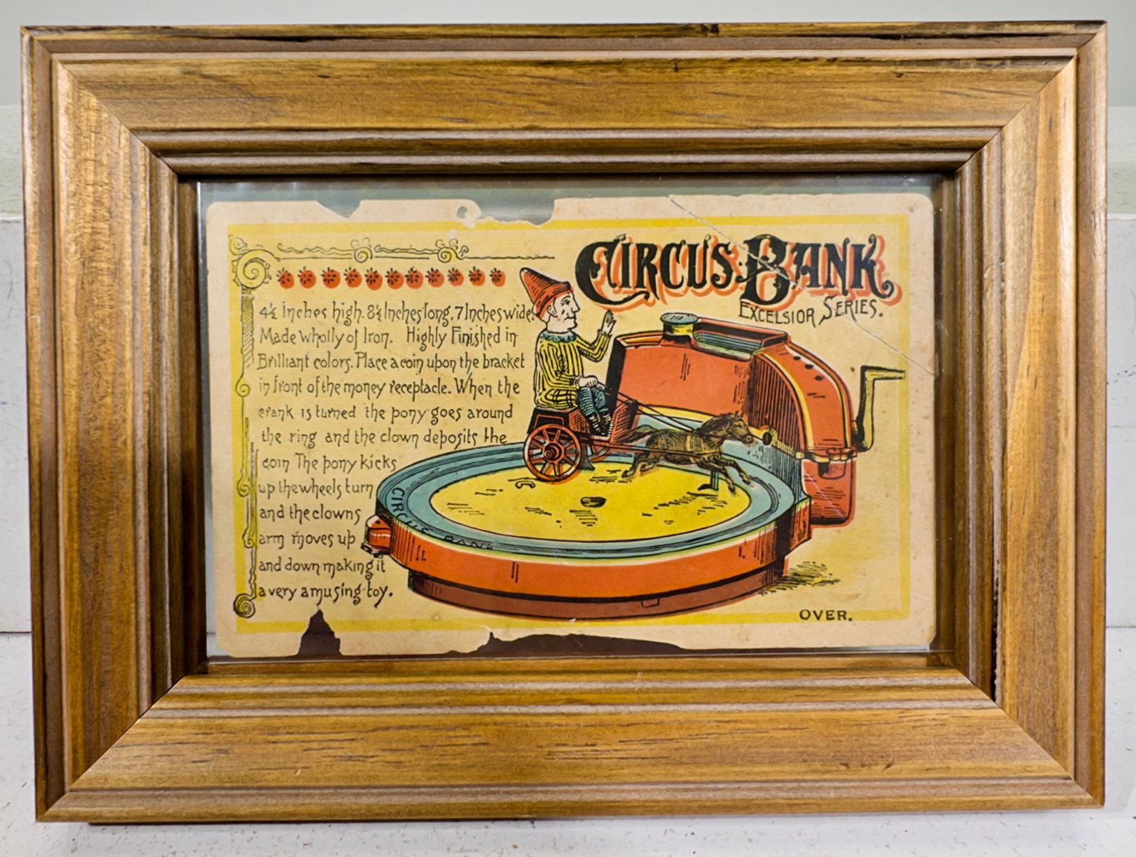Circus Bank Trade Card - Very Rare (1 of 1)