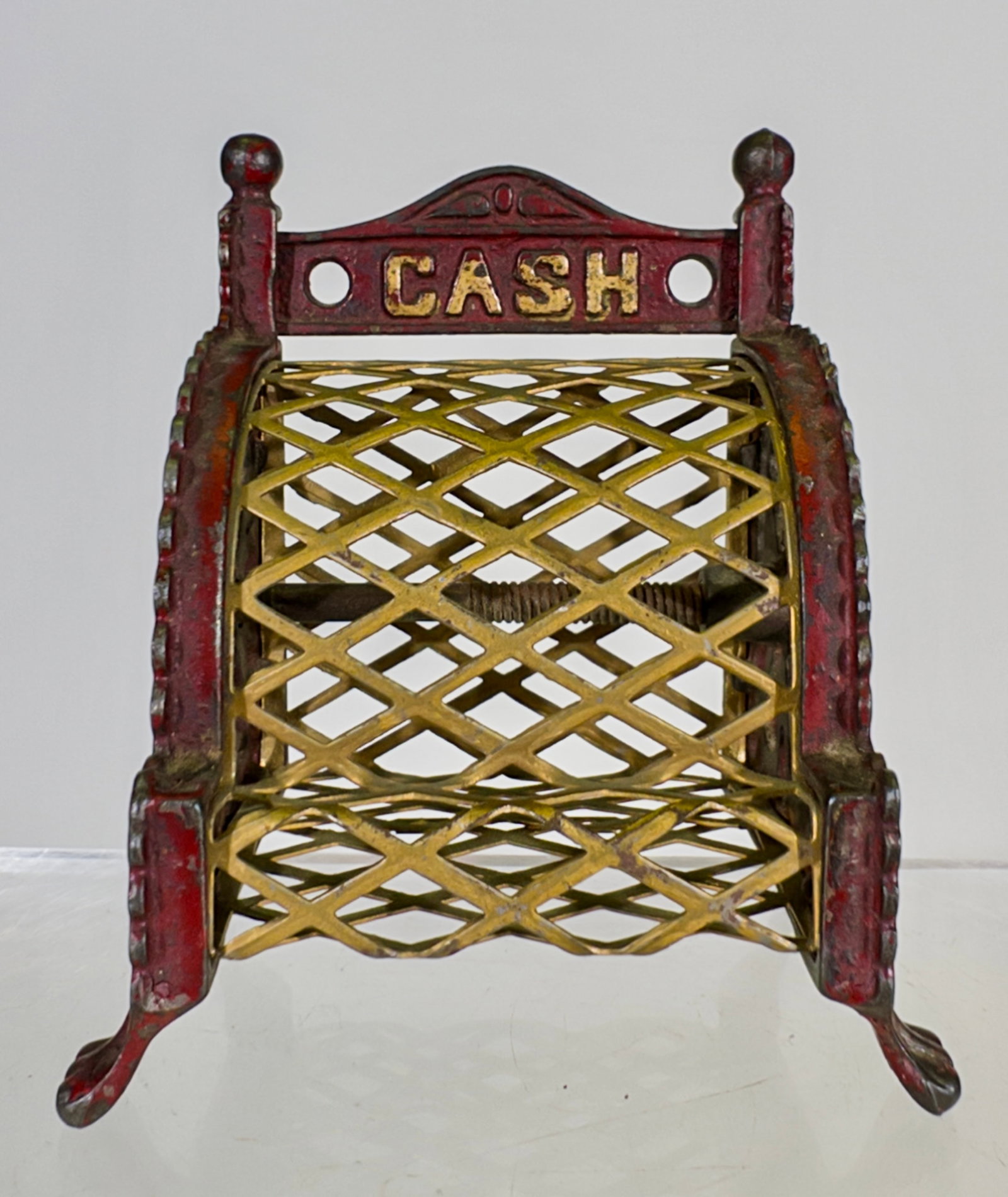 Cash Register with Wire Mesh Bank (1 of 2)