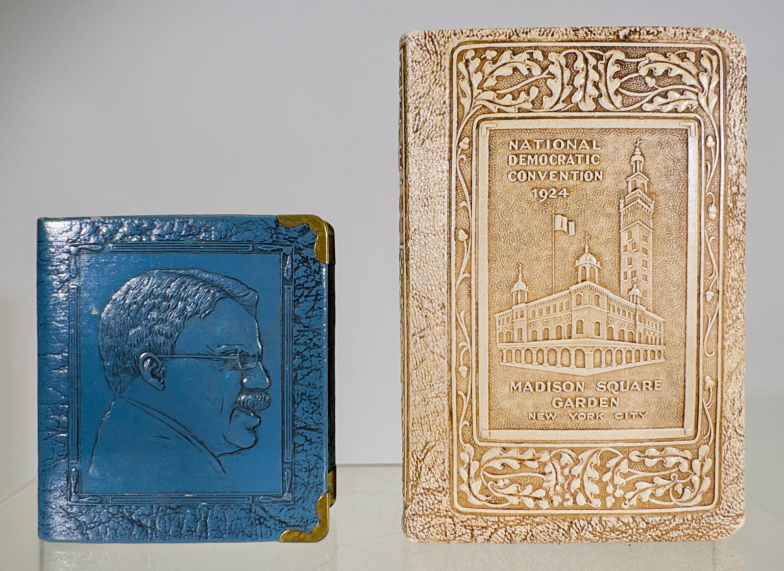 Two Patriotic Book Banks - 1924 Democratic National Convention and Roosevelt Savings Bank (1 of 2)