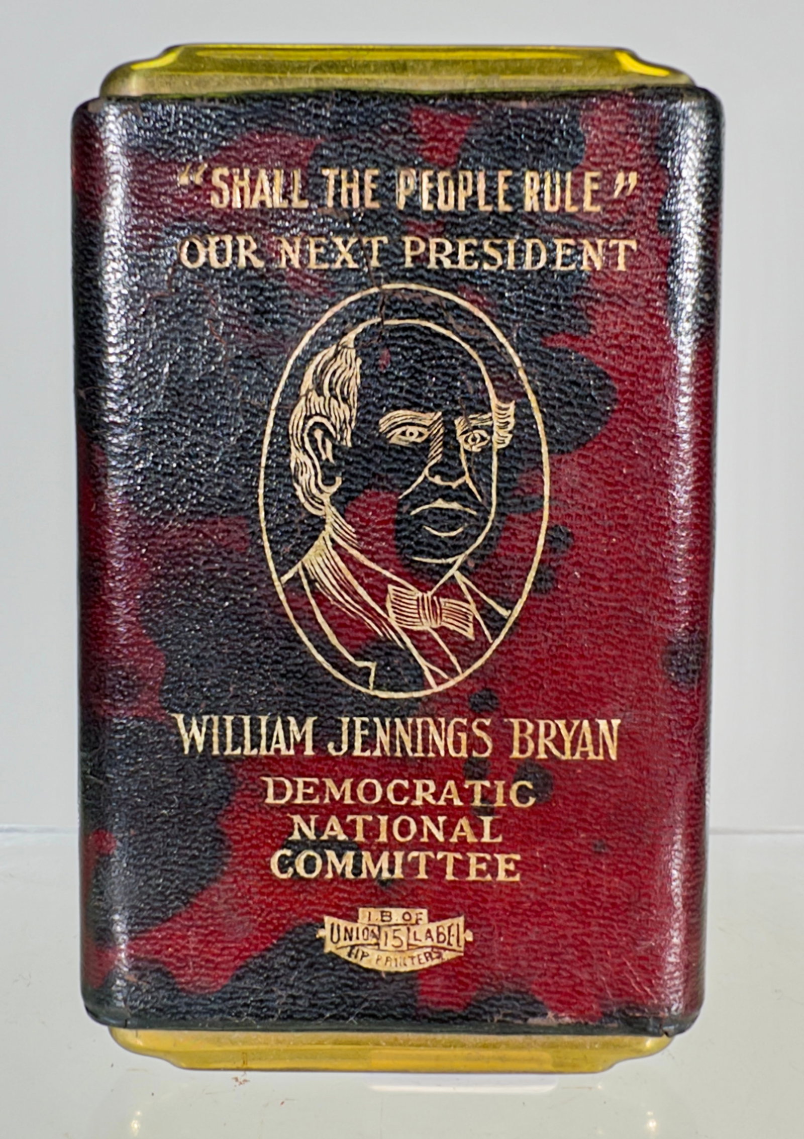 William Jennings Bryan - Democratic National Committee Book Shaped Bank - Extremely Rare (1 of 2)