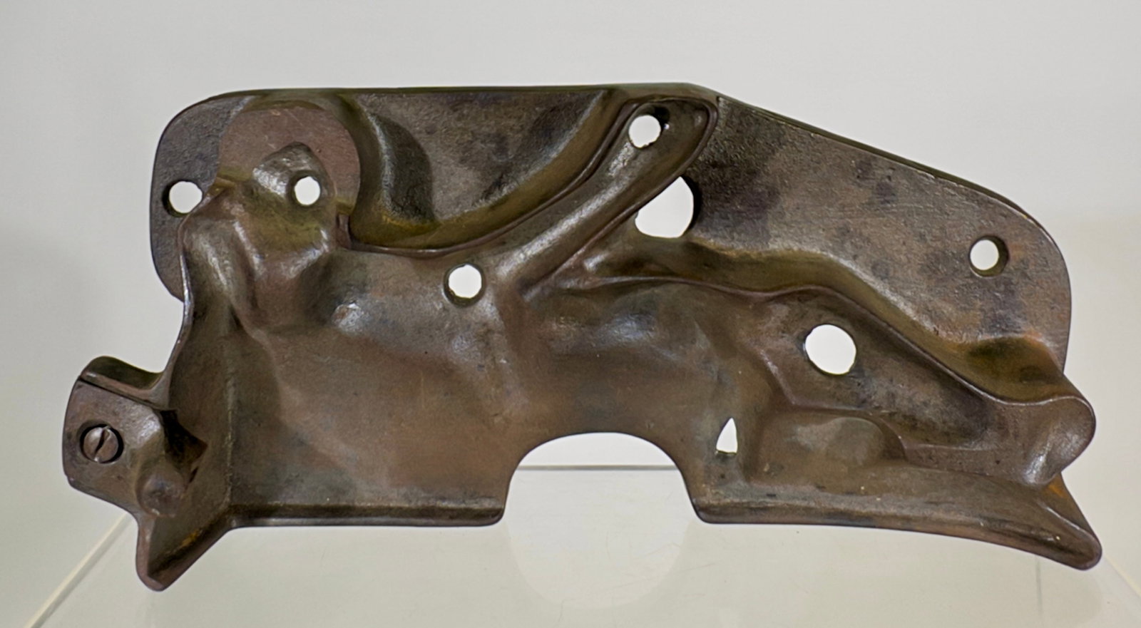 Reclining Chinaman Assembly Jig - Made of Cast Iron: J & E Stevens Co. - Cromwell, CT. 1890 - 9 1/4"W - The Peirce Collection