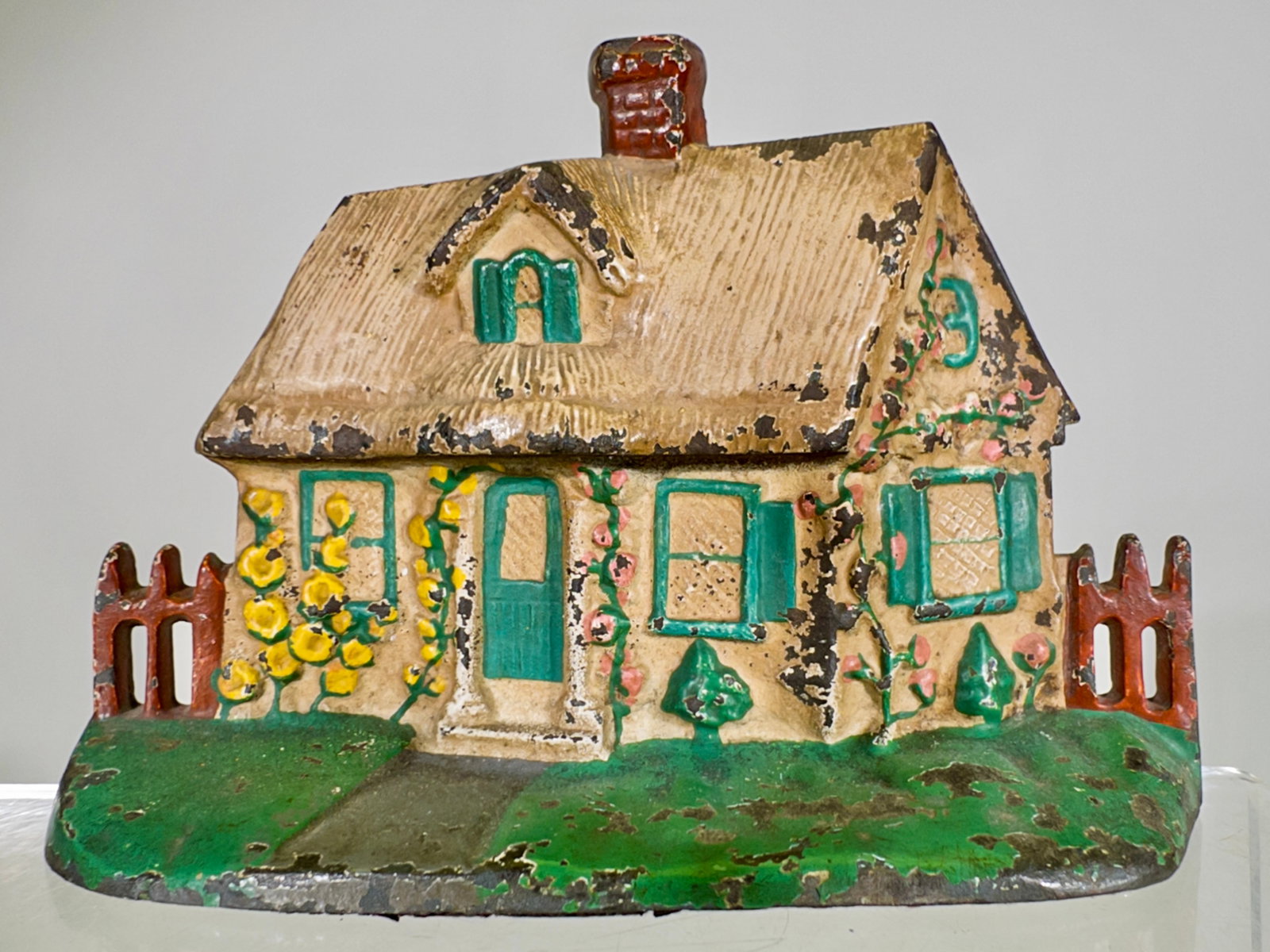 Cottage with Thatched Roof Doorstop (1 of 2)