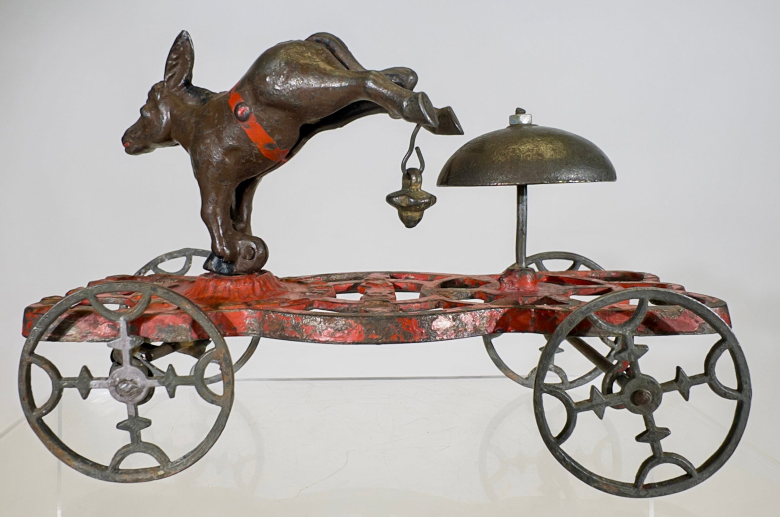 Kicking Mule Bell Ringer - Cast Iron (1 of 2)