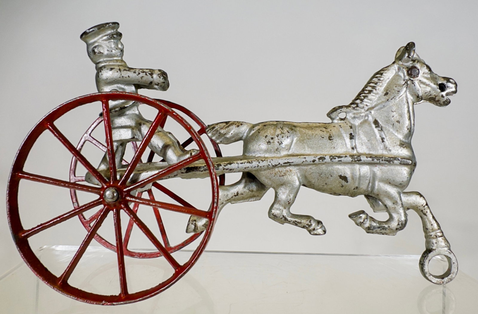 Silver Sulky with Red Wheels (1 of 2)