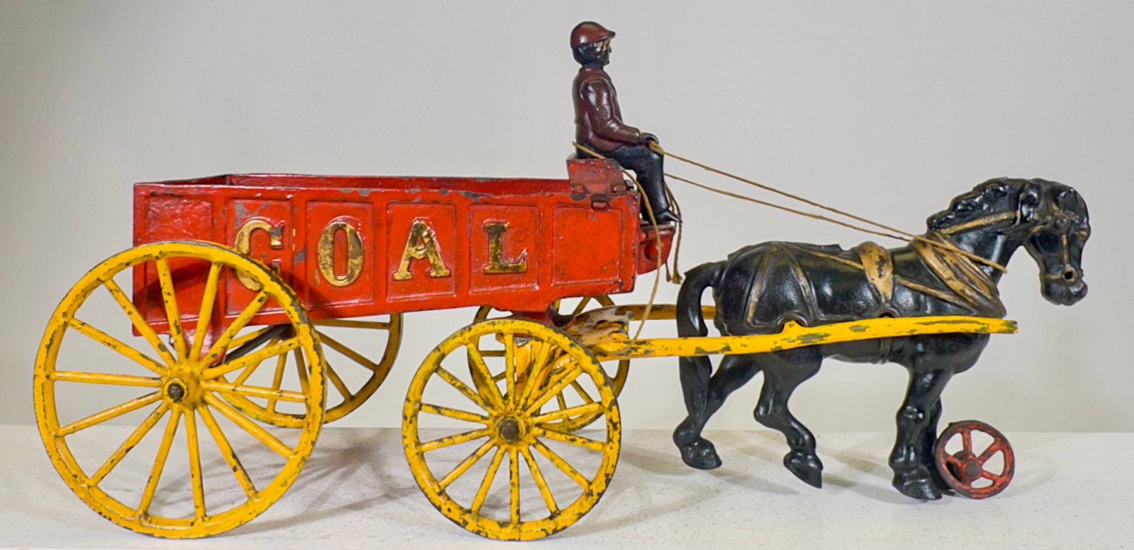 Single Horse Coal Wagon - Cast Iron (1 of 2)
