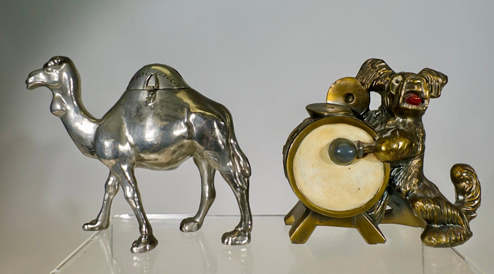 Lead Camel and Dog with Drum Banks (1 of 2)