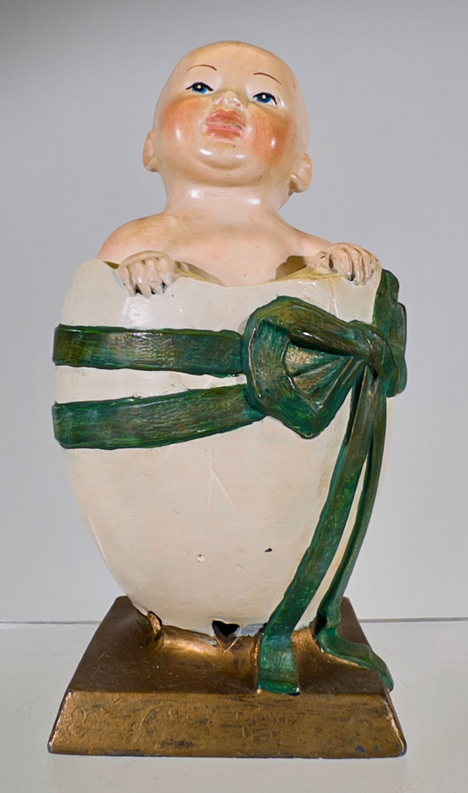 Dolls Head Mechanical Bank - Very Unusual Original Paint (1 of 2)