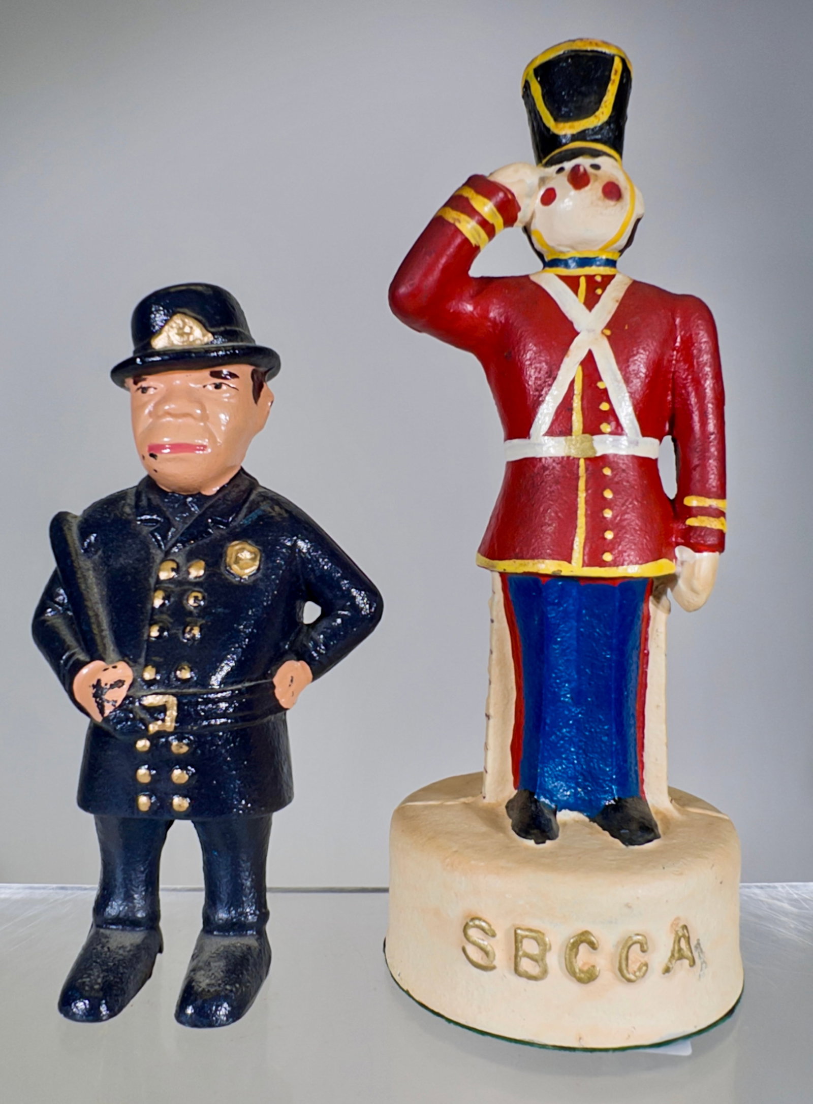 Two Modern Still Banks - SBCCA 1982/1986 Giveaways: American 1980 - 7"T
