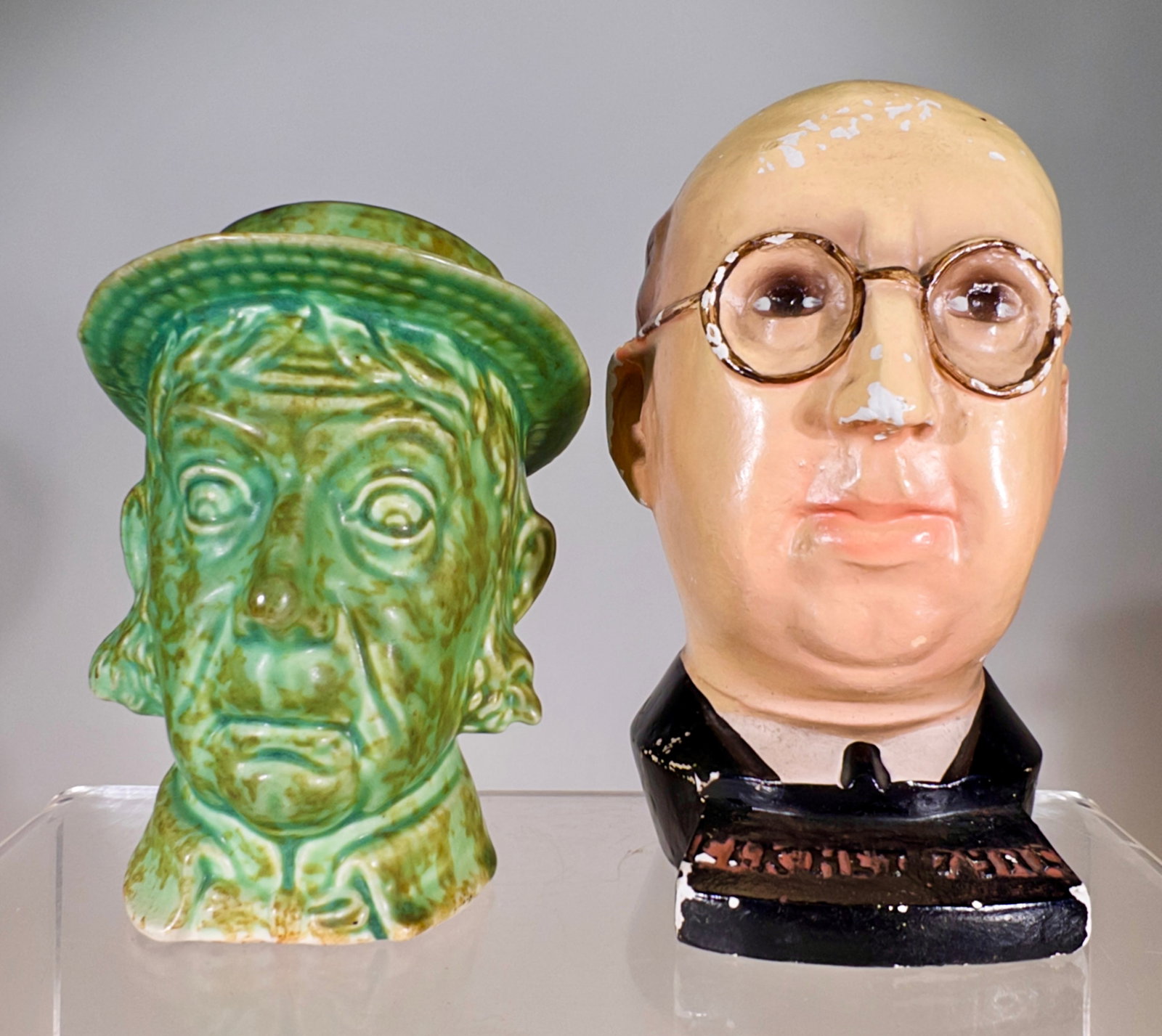 Two Mule Bust Banks - Country Squirrel / European Scientist (1 of 2)