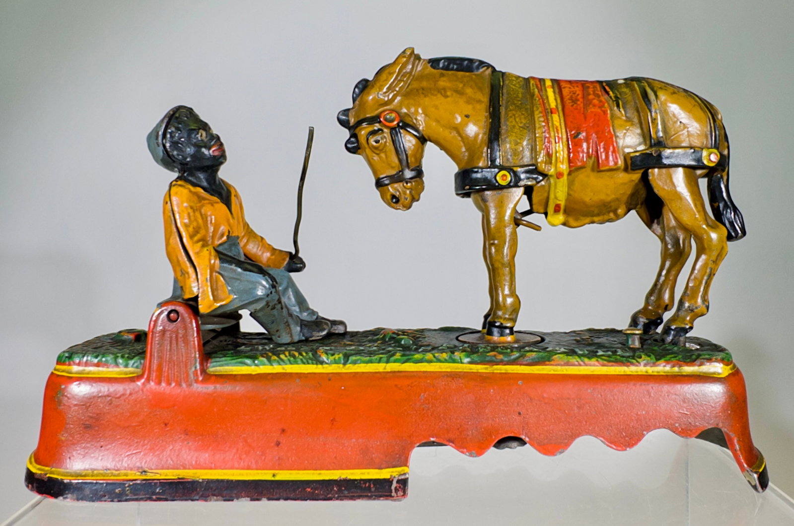 I Always Did Spise A Mule - Bench Version: J & E Stevens Co. - Cromwell, CT. 1897 - 10"W x 6"T