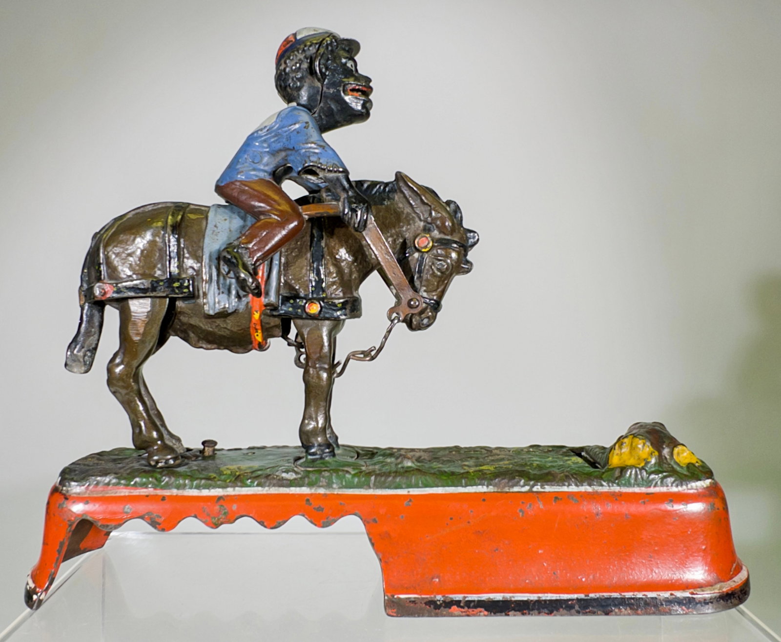 I Always Did Spise A Mule - Jockey Version: J & E Stevens Co. - Cromwell, CT. 1879 - 10 1/4"L x 8"T