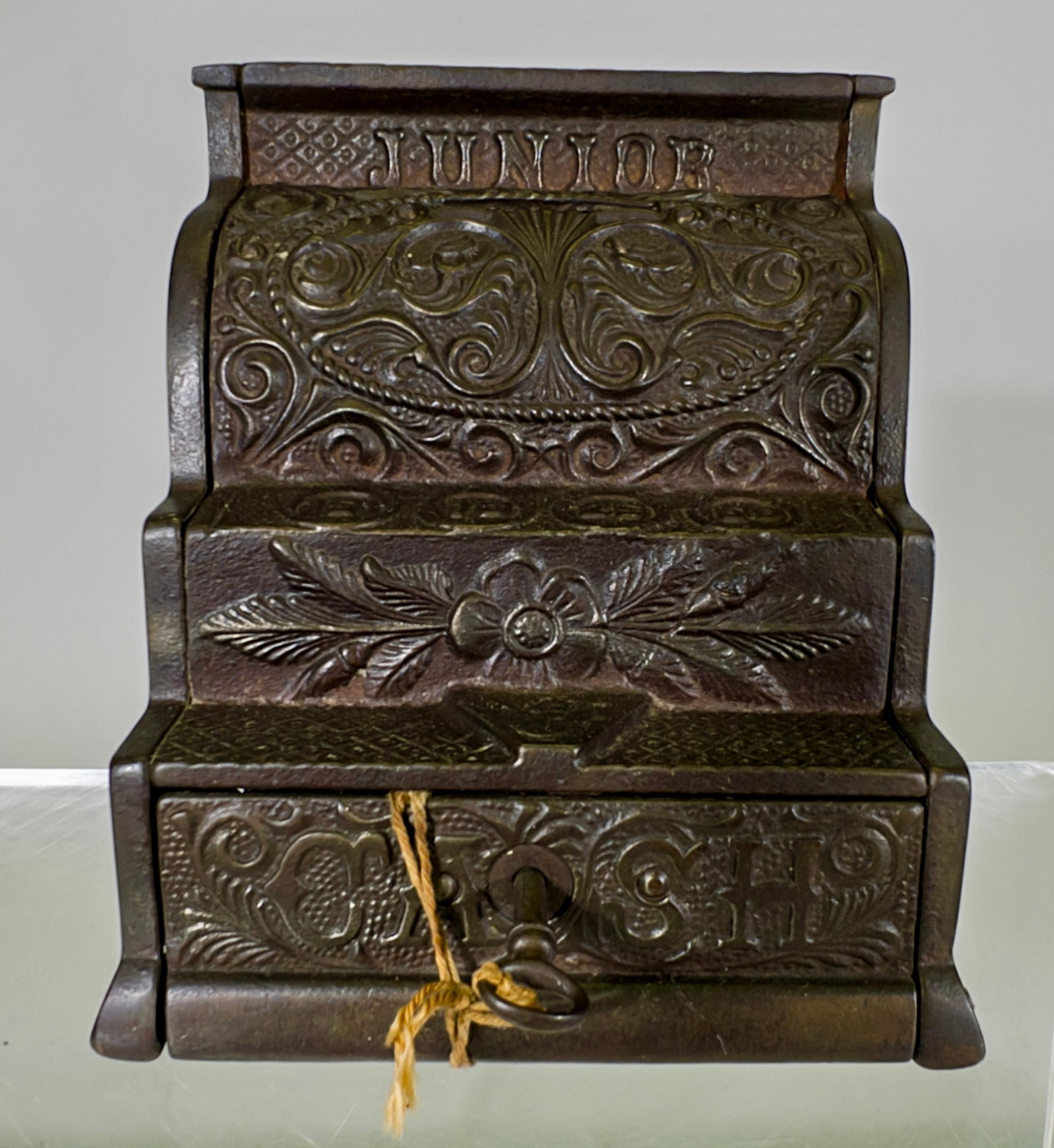 Junior Cash Register - Large Version: J & E Stevens Co. - Cromwell, CT. 1900 - 5 1/4"T