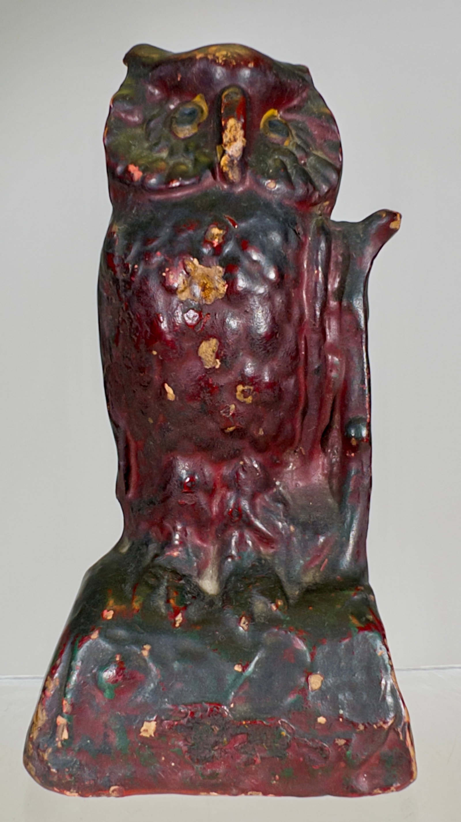 Redware Owl Bank (1 of 2)