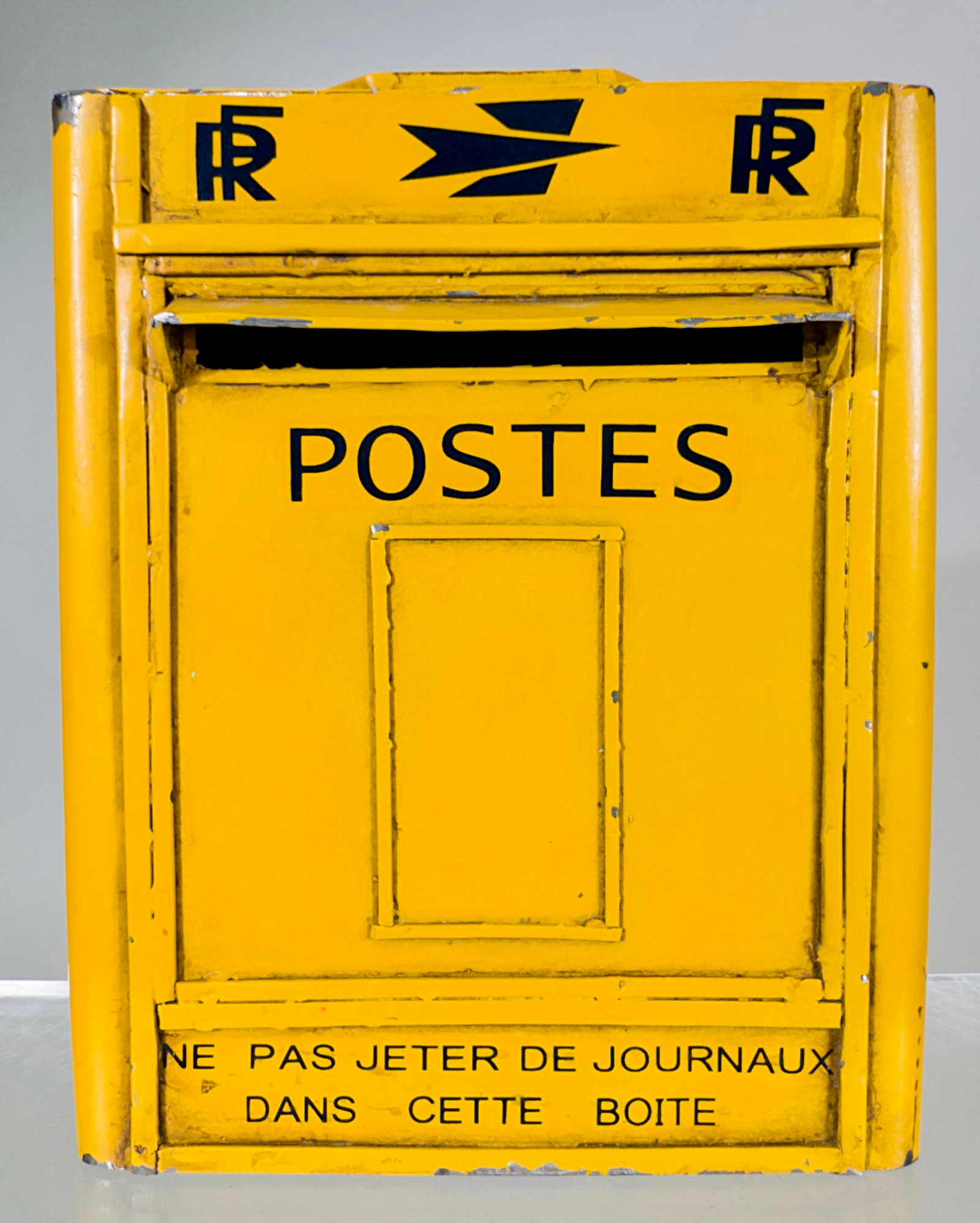 French Postal Bank - Tin: France 1960's - 6 1/2"T x 5 1/2"W