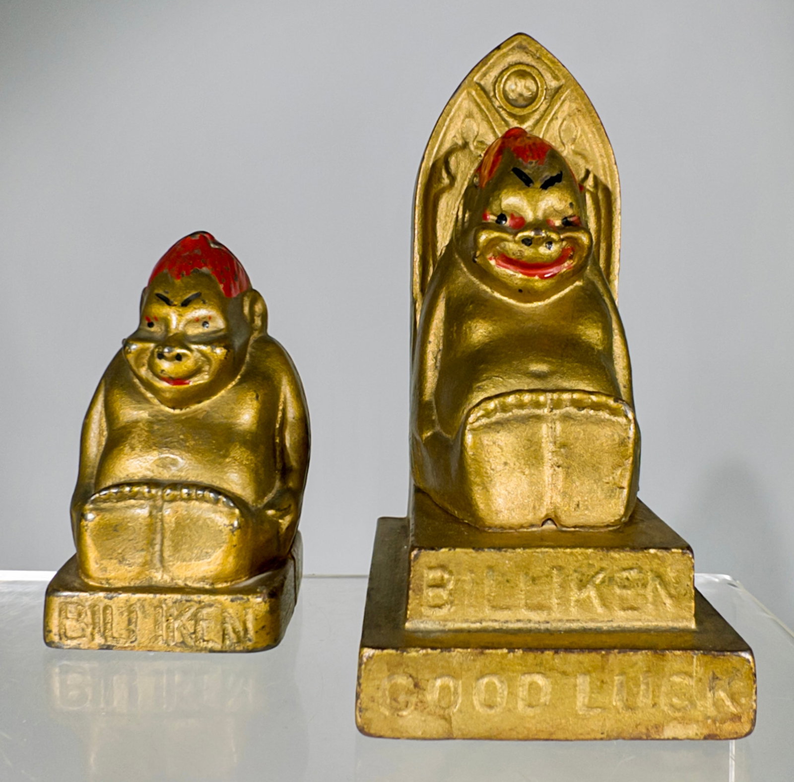 Billiken on Throne Banks (1 of 2)