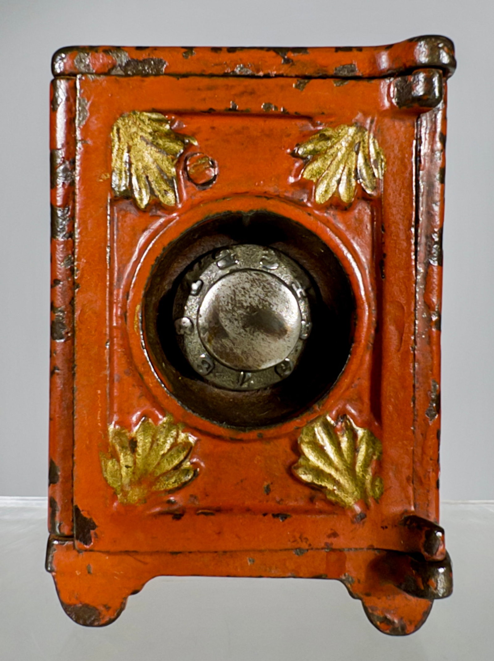 Moon and Star Safe Bank with Recessed Dial - Orange (1 of 2)
