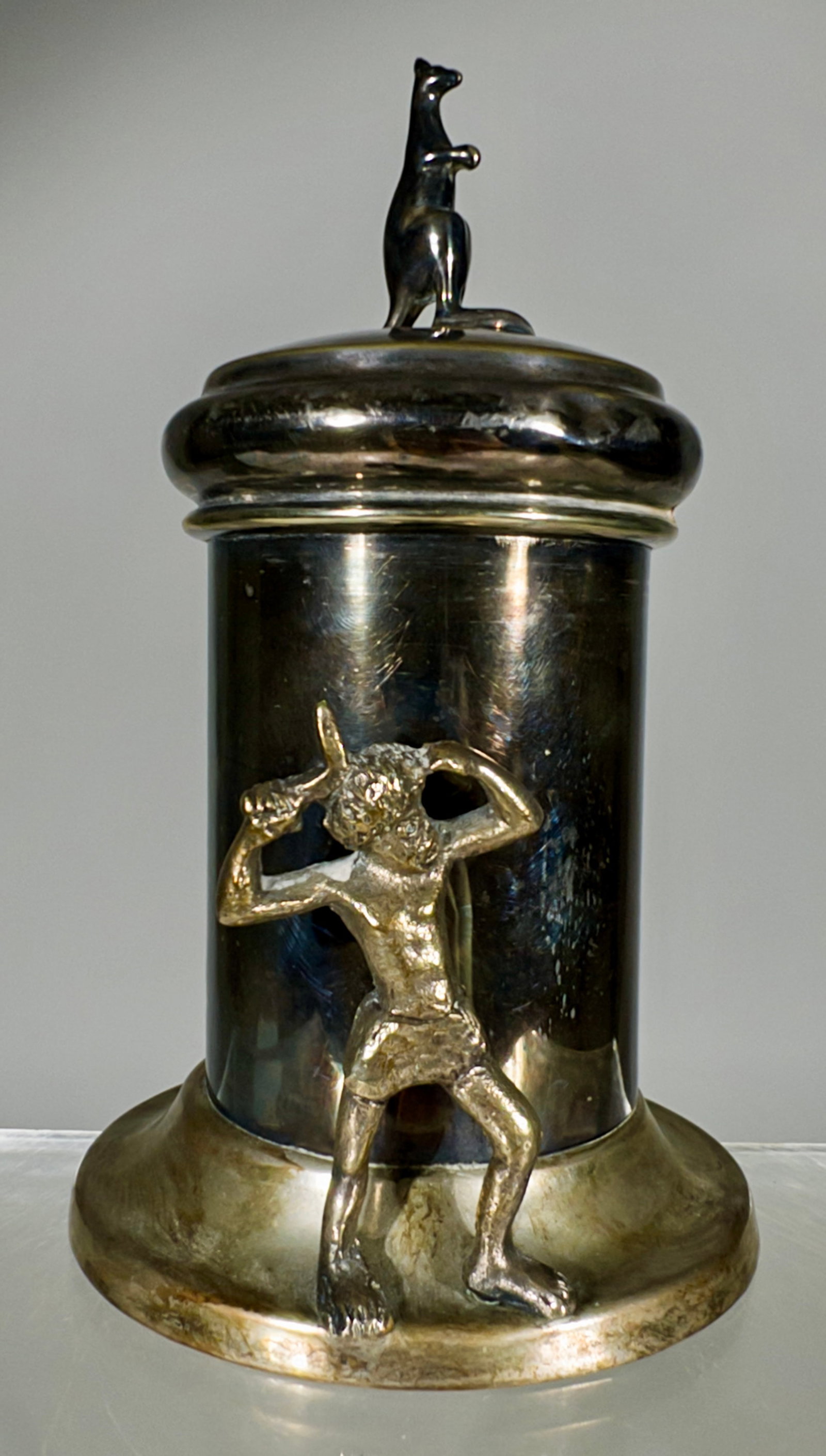 Australian Native and Kangaroo Bank Silver-plated Tin and Lead - Rare (1 of 2)