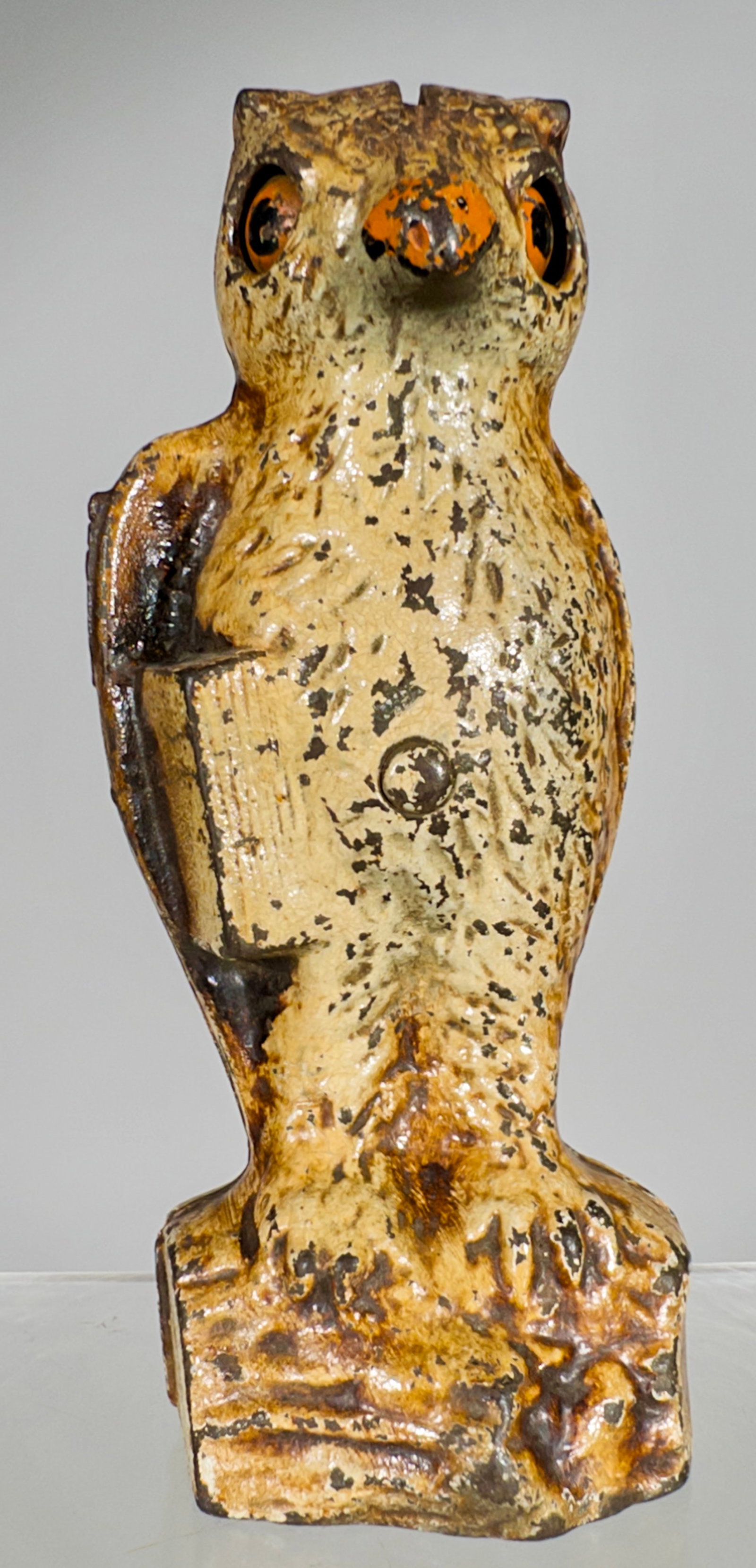Owl Bank - Slot in Head: Kilgore Mfg. Co. - Westerville, OH. 1925 - 5 3/4"T