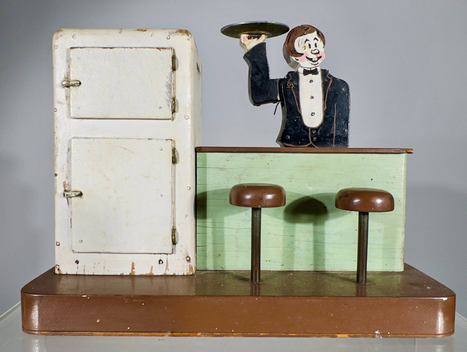 The Bartender Bank: Cottage Industry Production - American 1920's - 8"W x 6"T