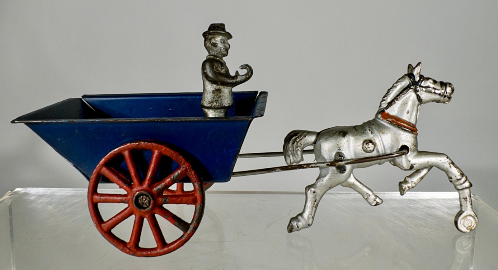 Horse Drawn Dump Wagon: Harris Toy Co. - Toledo, OH. 1905 - 7"L