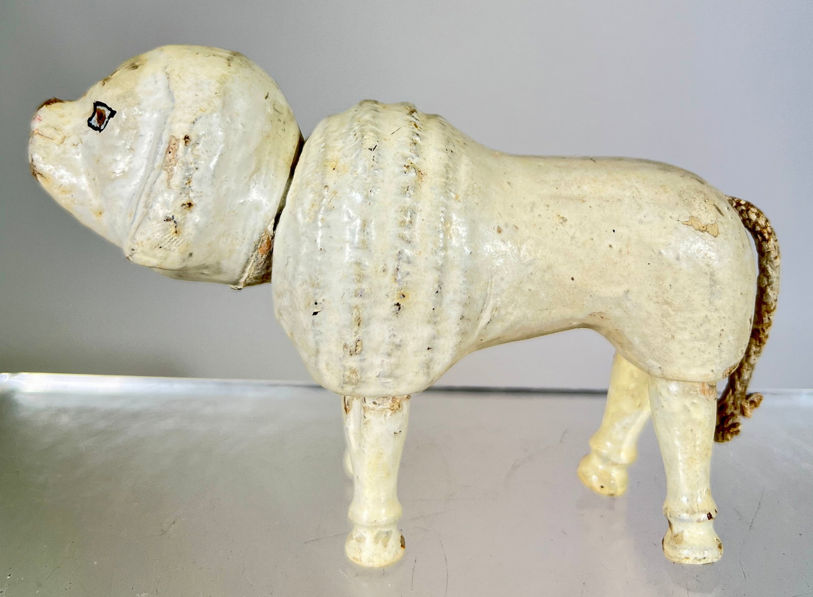 Jointed Schoenhut Poodle (1 of 3)
