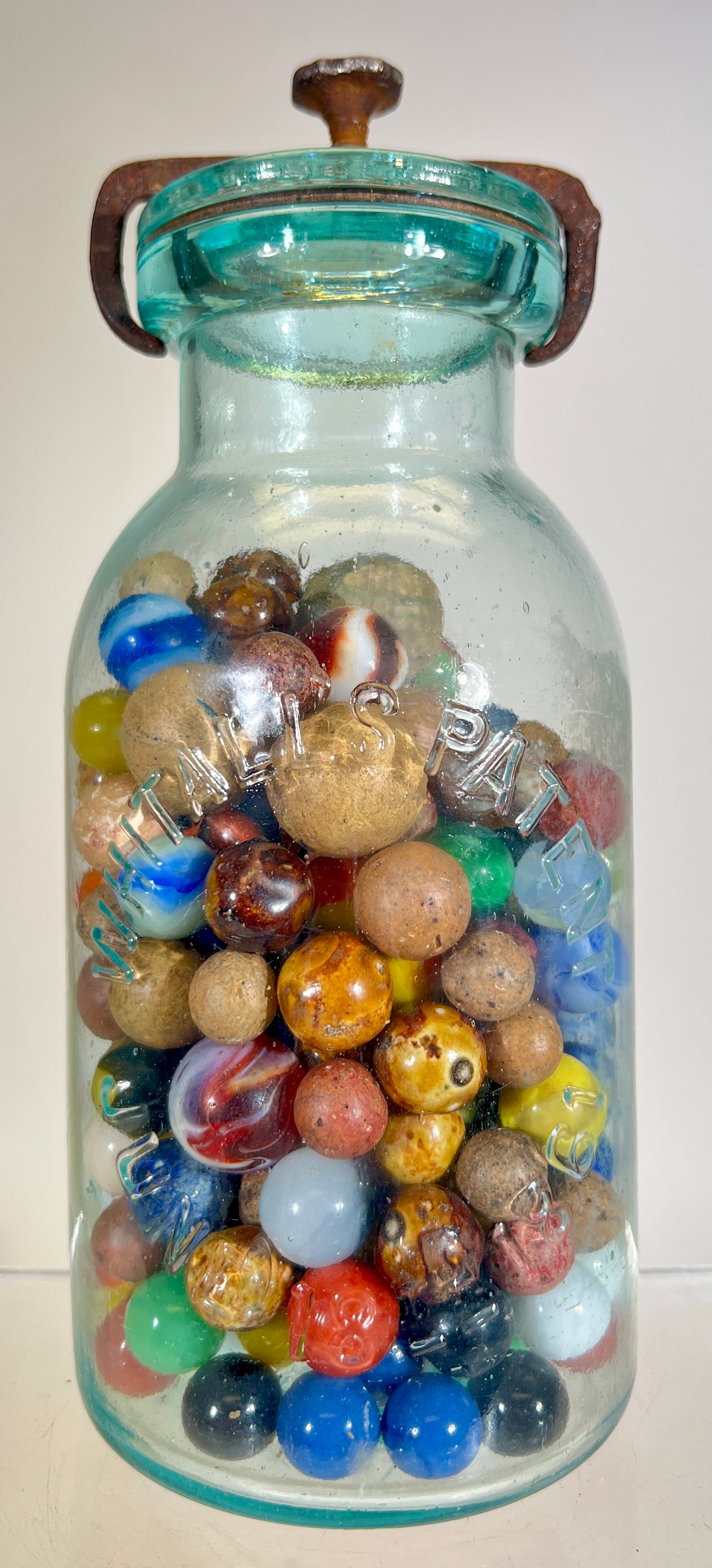 Jar of Marbles - About 50 (1 of 2)
