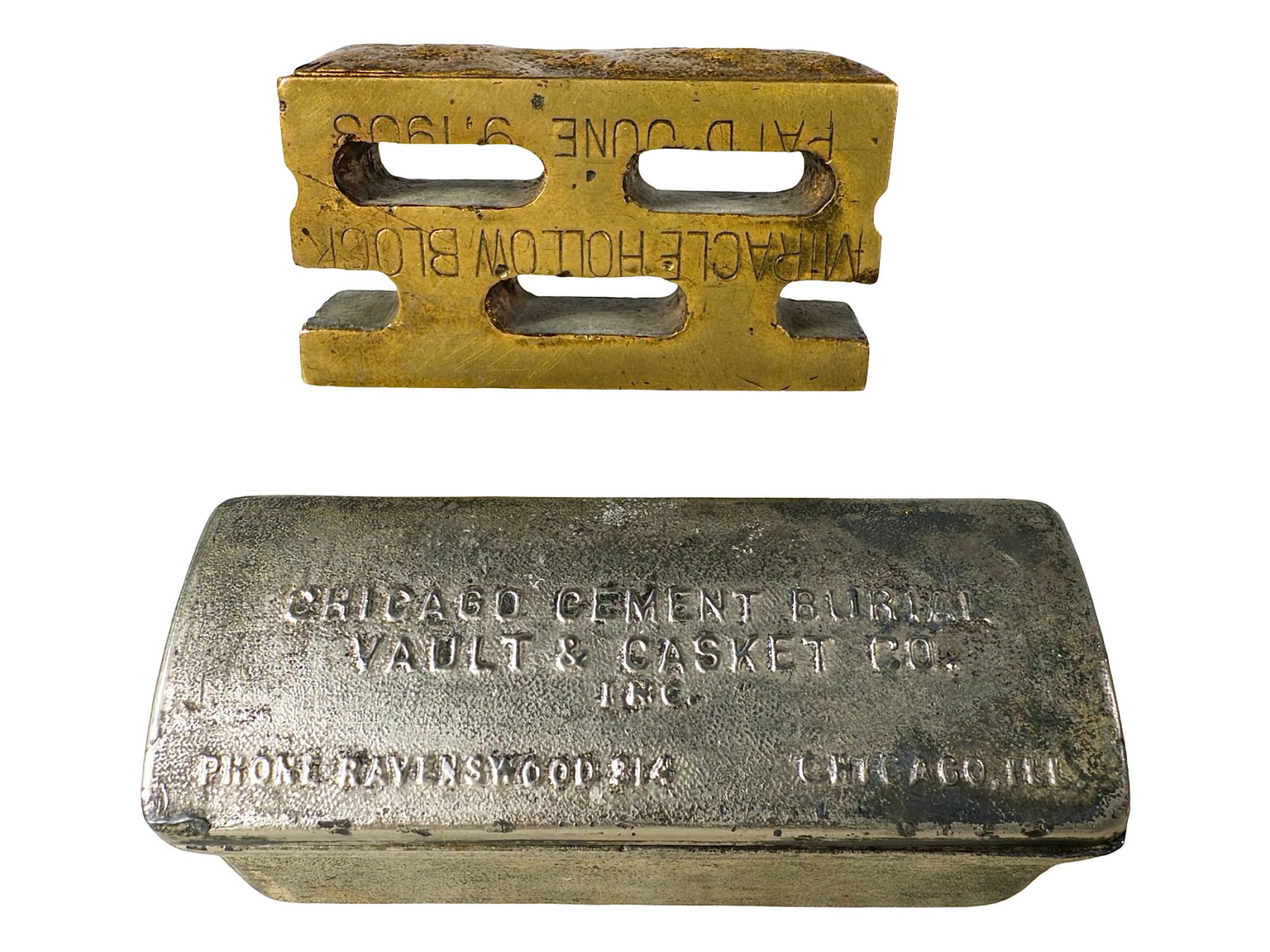 Two Advertising Paperweights (1 of 14)
