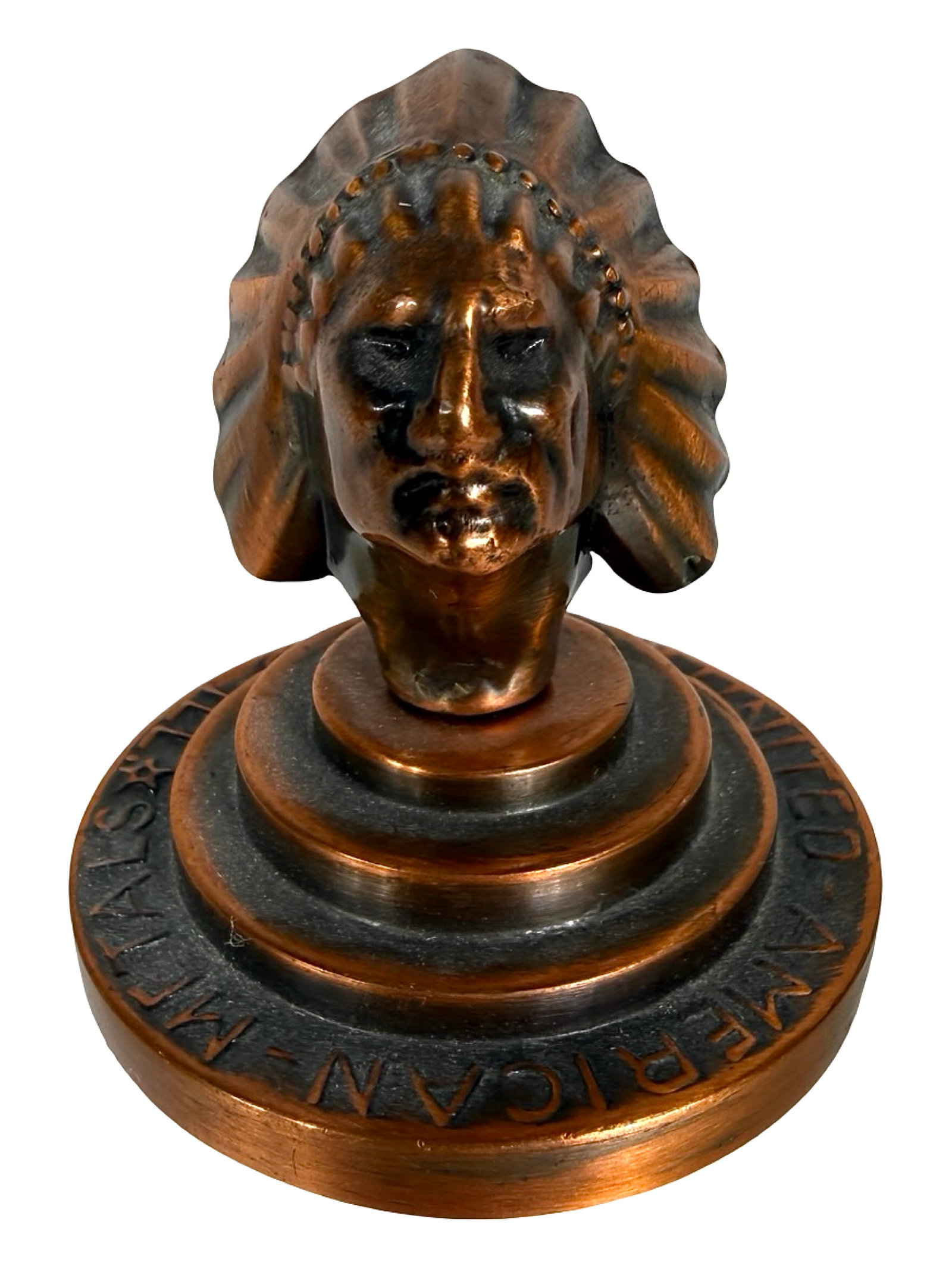 United-American Metals Advertising Paperweight - Coppered Lead (1 of 5)