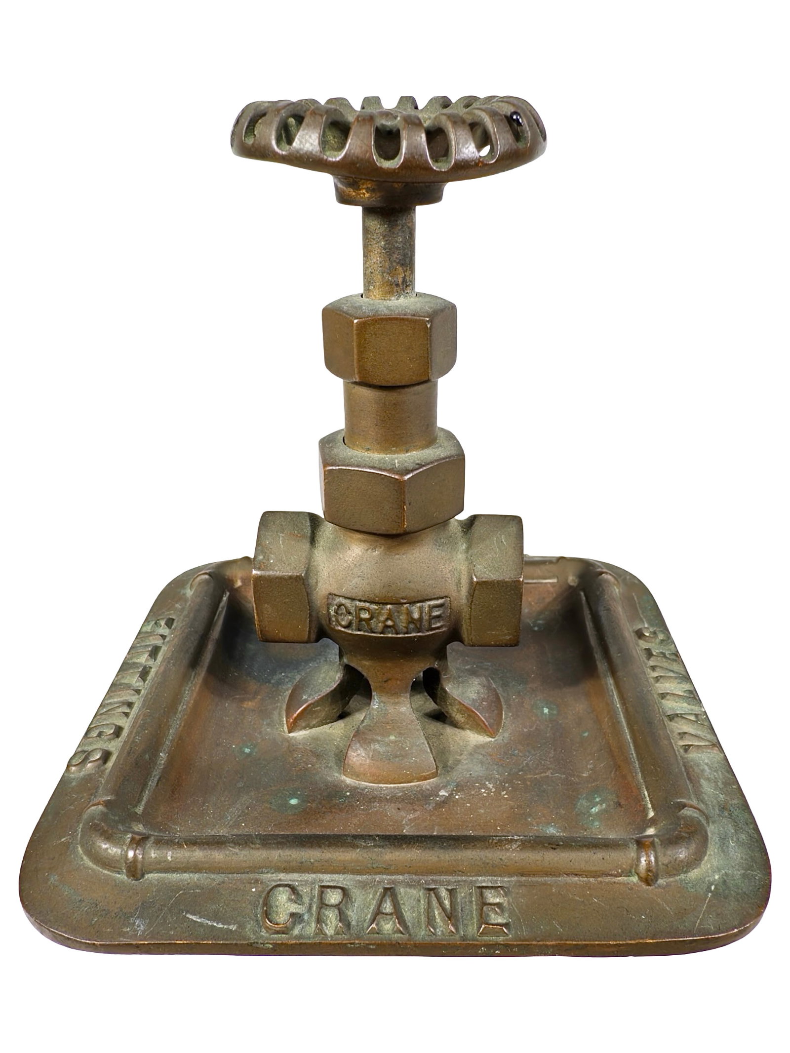 Crane Valves & Fittings - Advertising Paperweight - Brass (1 of 5)