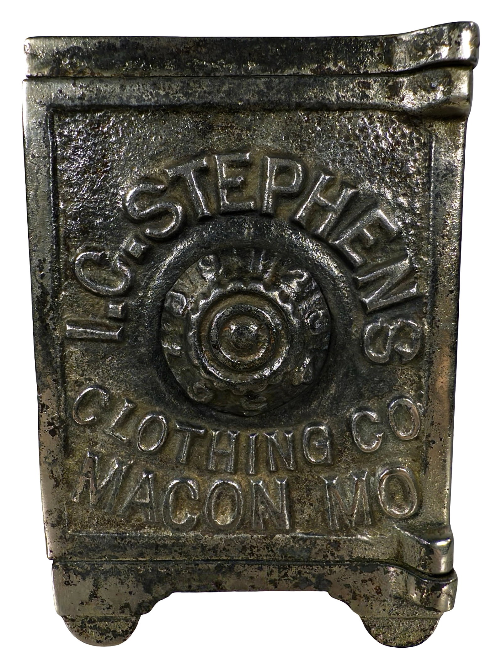 I. C. Stephens Clothing Co. Safe - Iron Bank - Very Rare (1 of 6)
