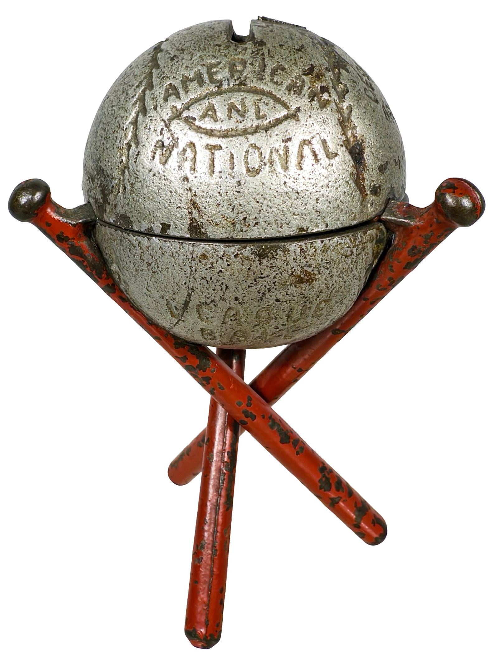 Baseball on Three Bats - Iron Bank (1 of 5)