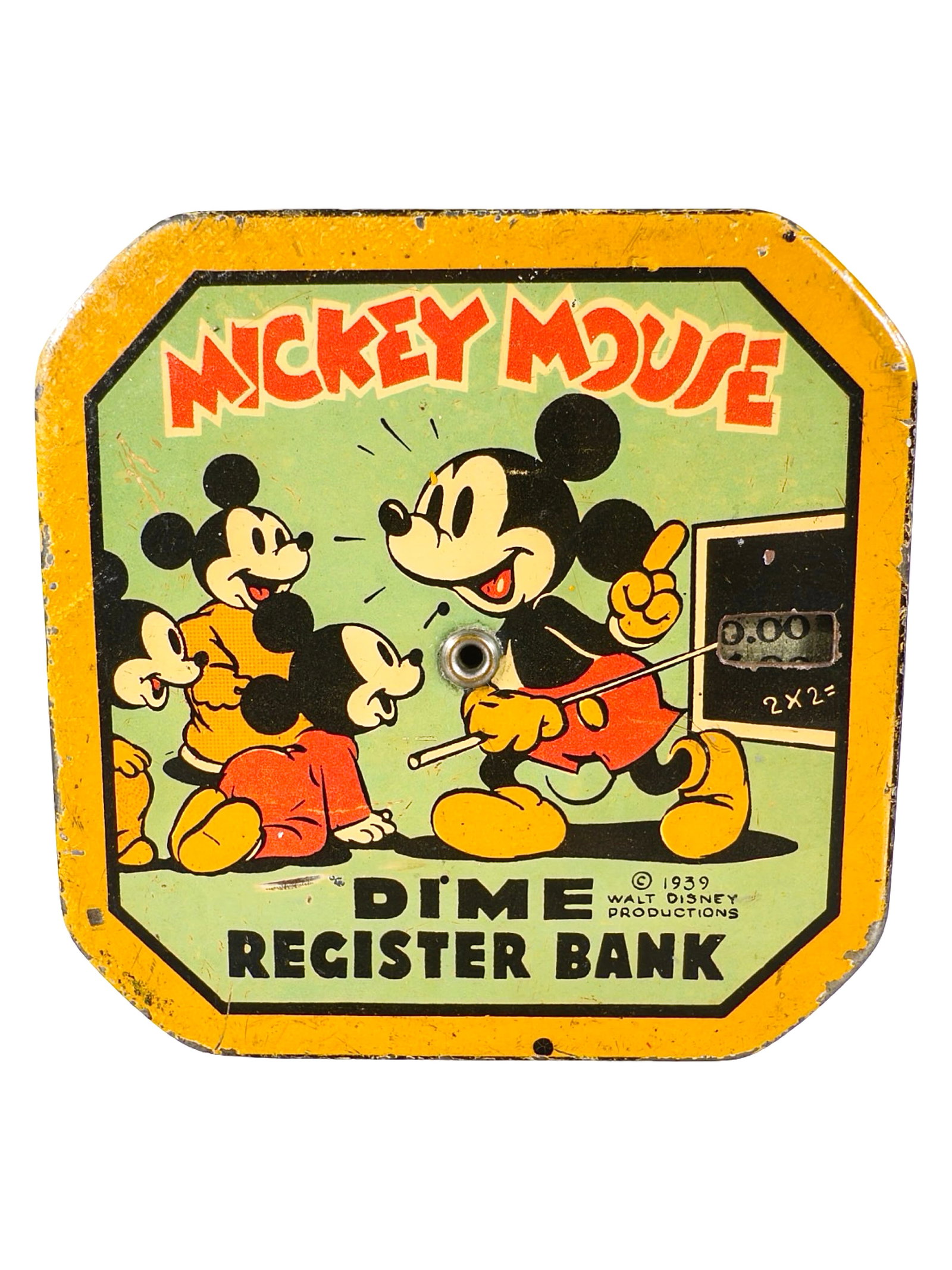 Mickey Mouse - Yellow Border - Background Variation - Rare (1 of 6)