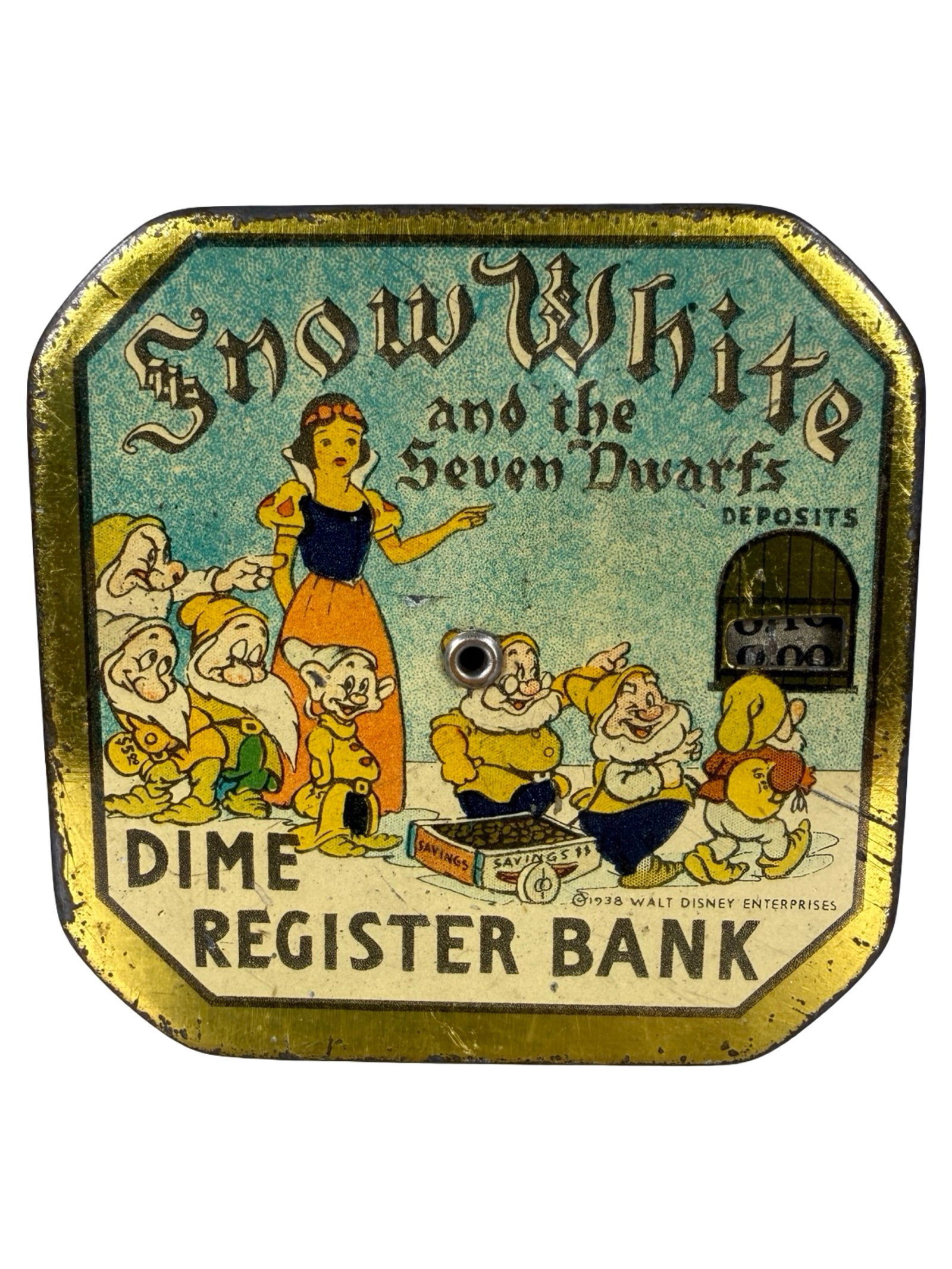 Snow White - Pocket Dime Register Bank - Black Letters Version - Color Variant (1 of 6)
