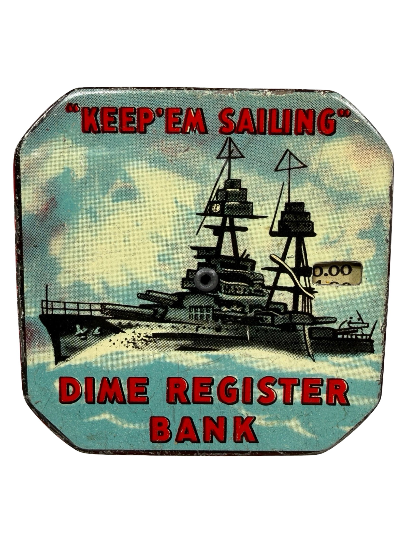 Keep 'Em Sailing - Pocket Dime Register Bank - Black Ship Version (1 of 6)